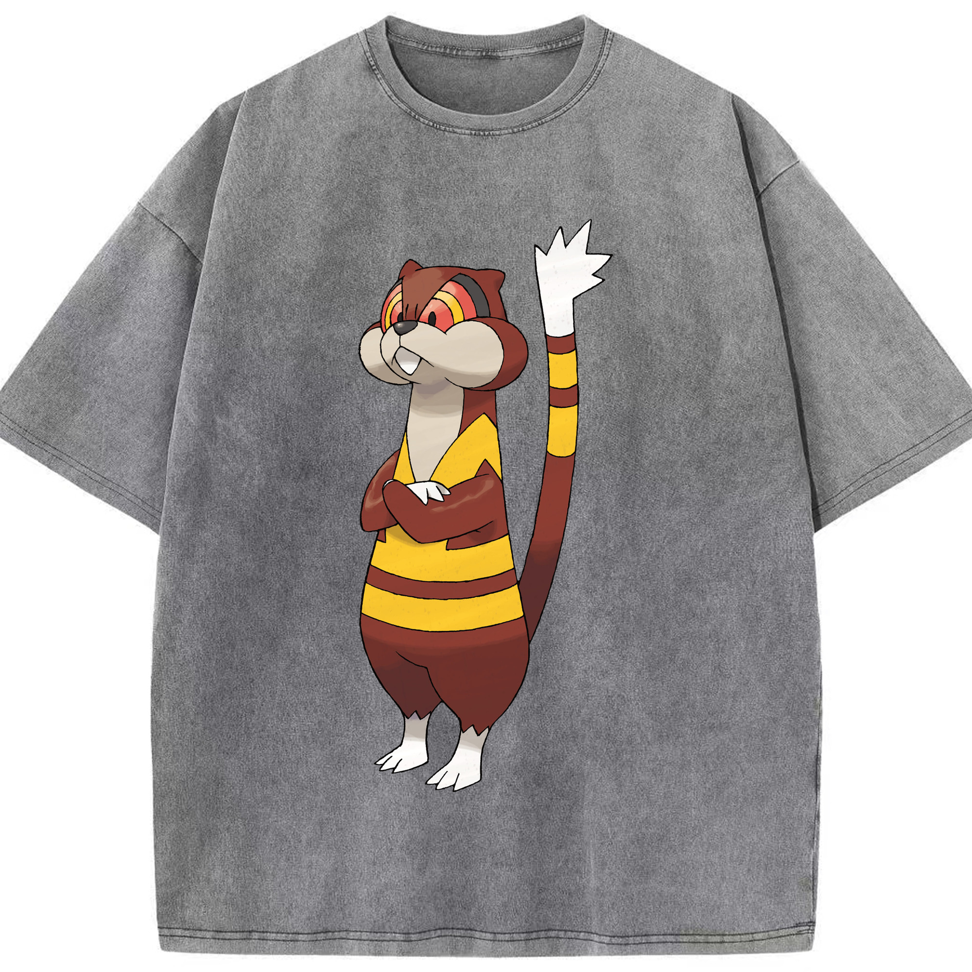 （画像用） ポケットモンスター Pokémon 綿100% ヴィンテージ風 半袖Tシャツ（フロントプリント）