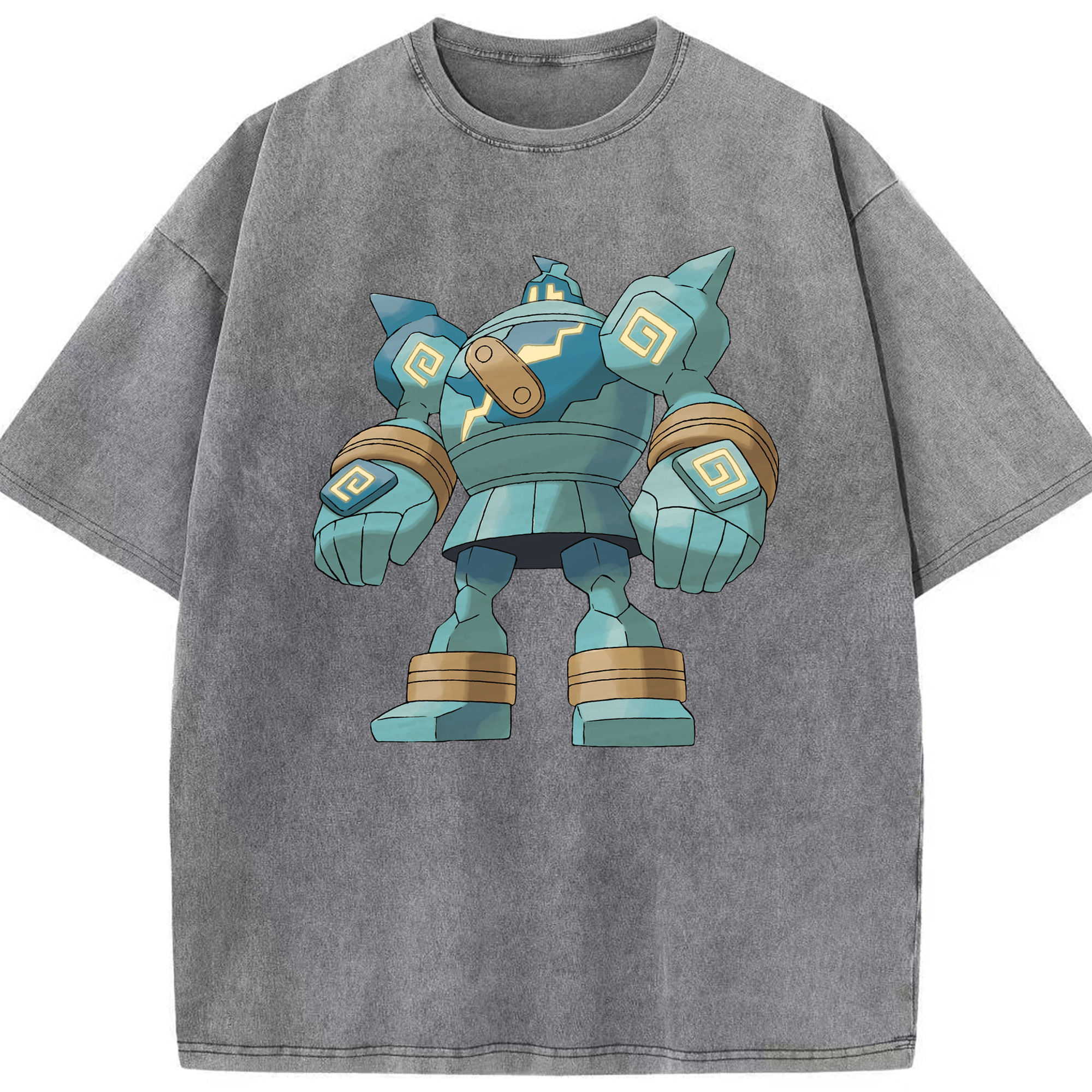 （画像用） ポケットモンスター Pokémon 綿100% ヴィンテージ風 半袖Tシャツ（フロントプリント）