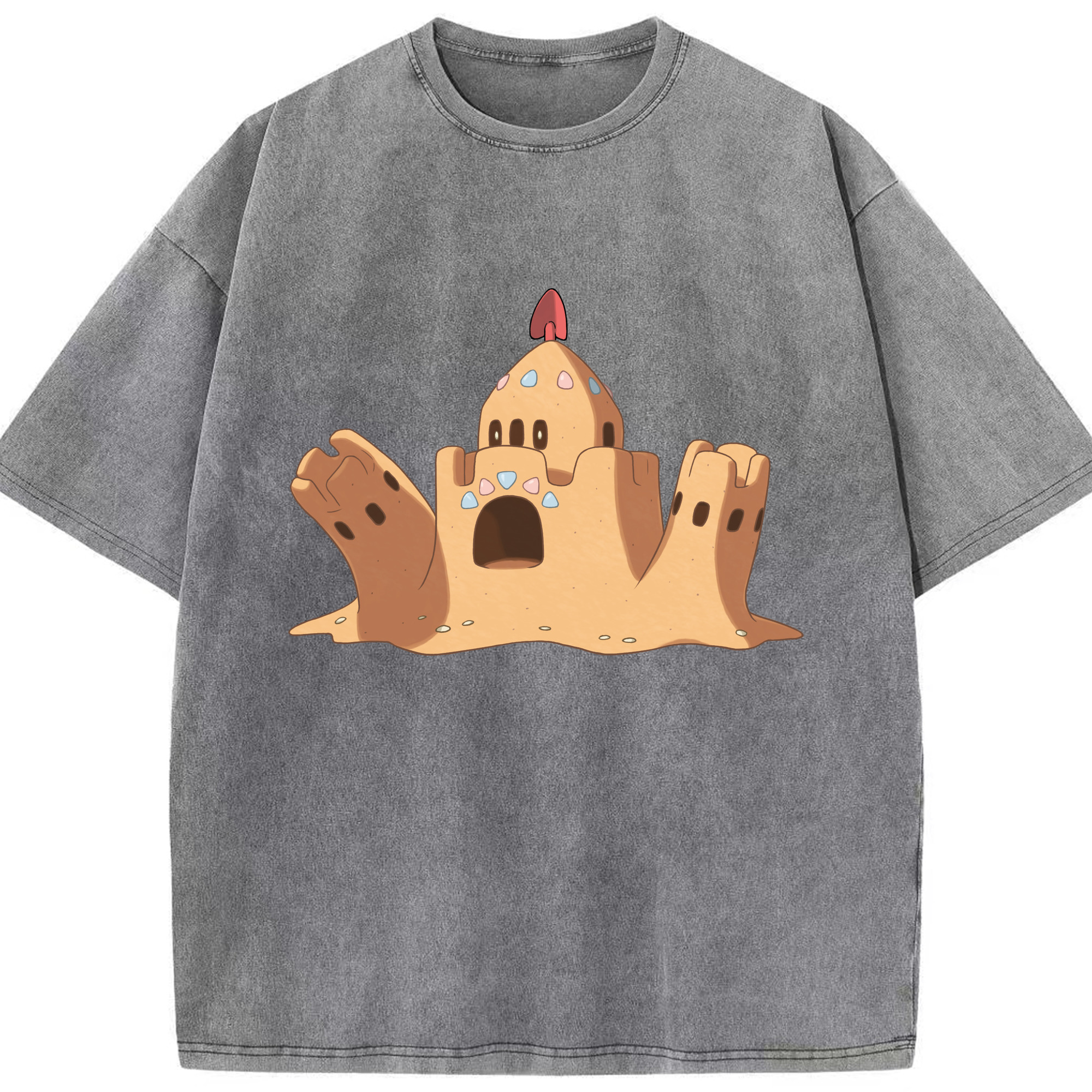 （画像用） ポケットモンスター Pokémon 綿100% ヴィンテージ風 半袖Tシャツ（フロントプリント）