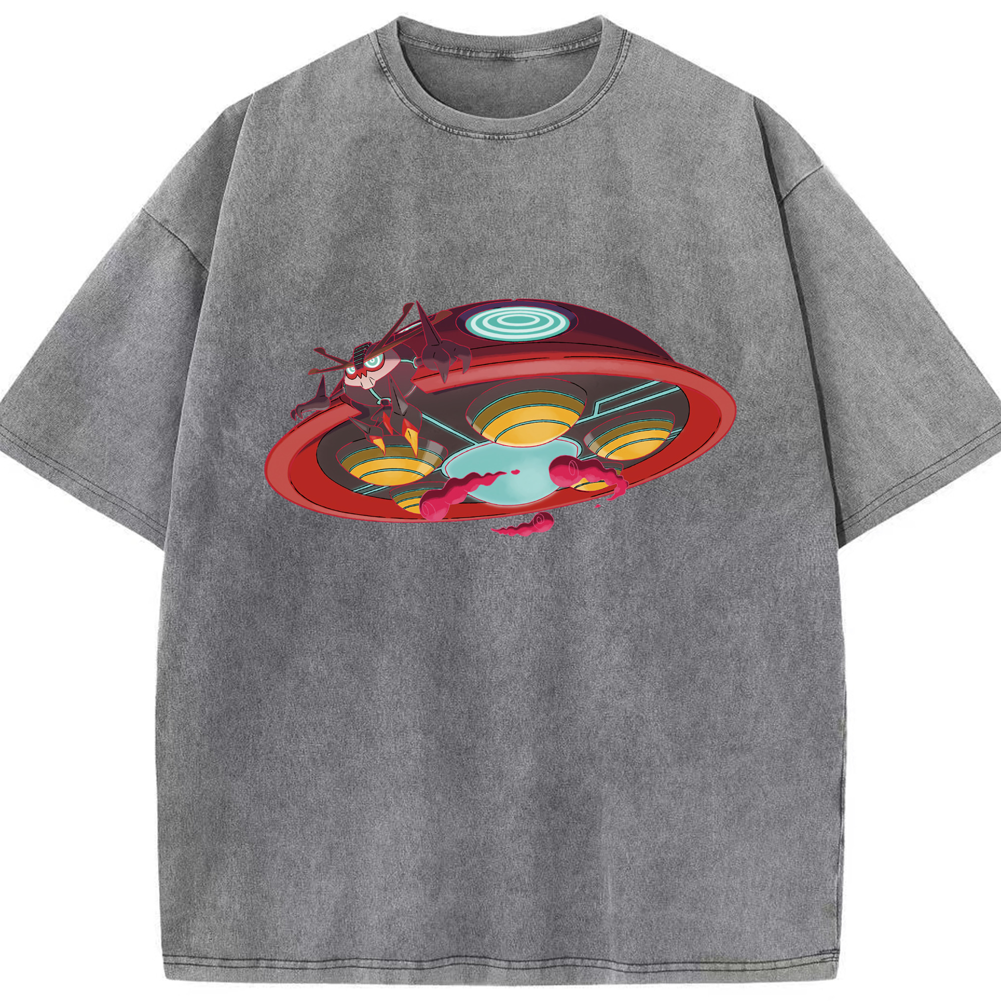（画像用） ポケットモンスター Pokémon 綿100% ヴィンテージ風 半袖Tシャツ（フロントプリント）