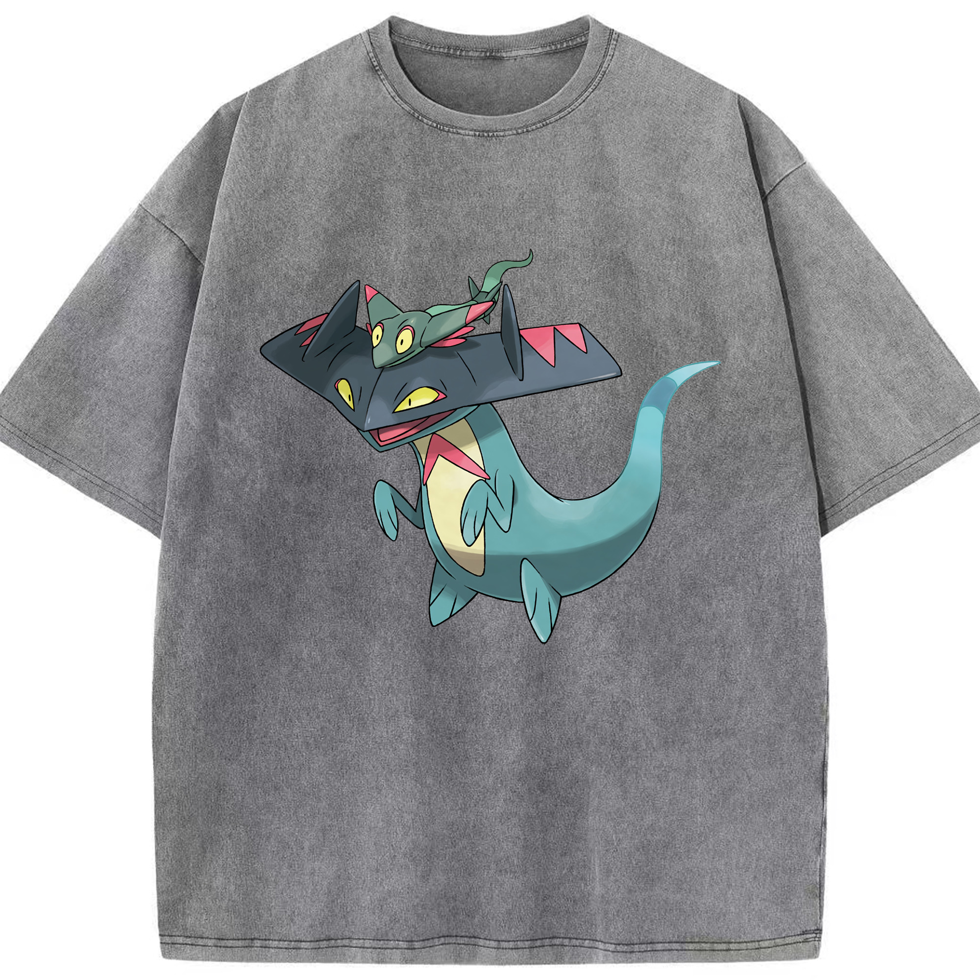 （画像用） ポケットモンスター Pokémon 綿100% ヴィンテージ風 半袖Tシャツ（フロントプリント）