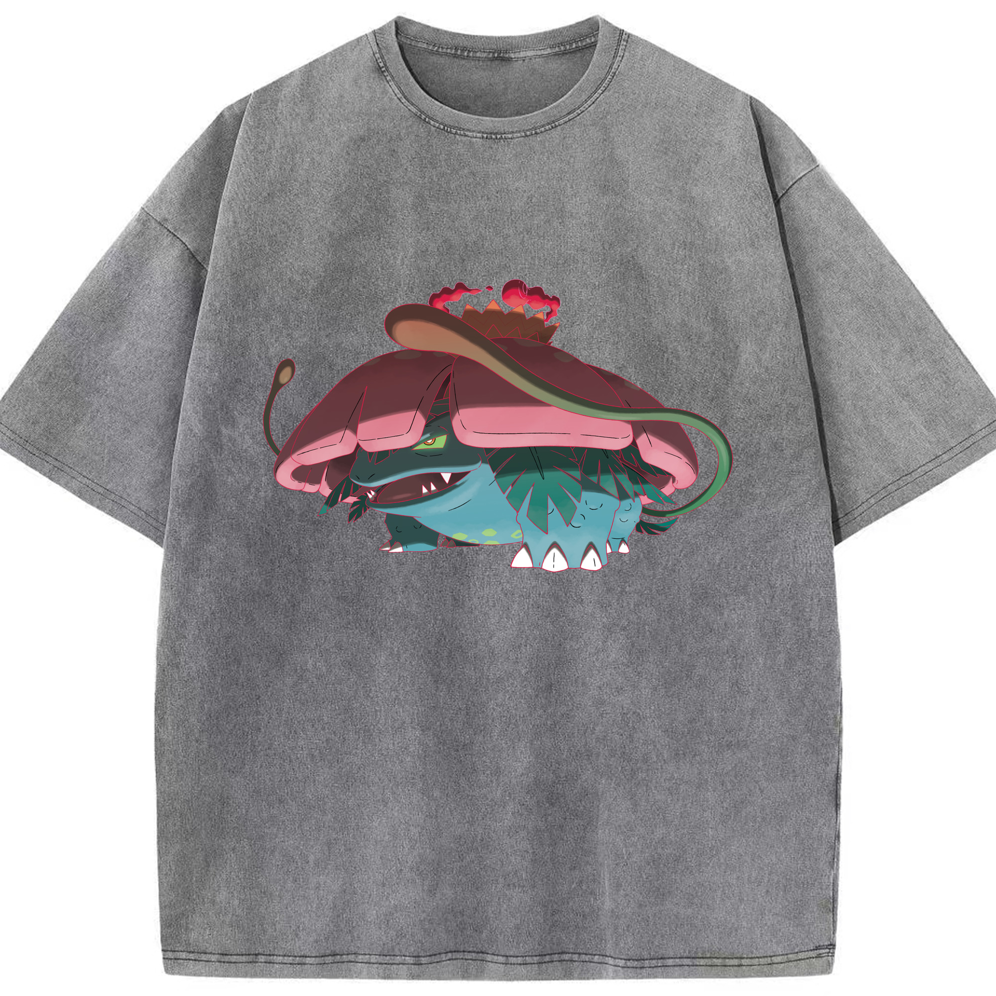 （画像用） ポケットモンスター Pokémon 綿100% ヴィンテージ風 半袖Tシャツ（フロントプリント）
