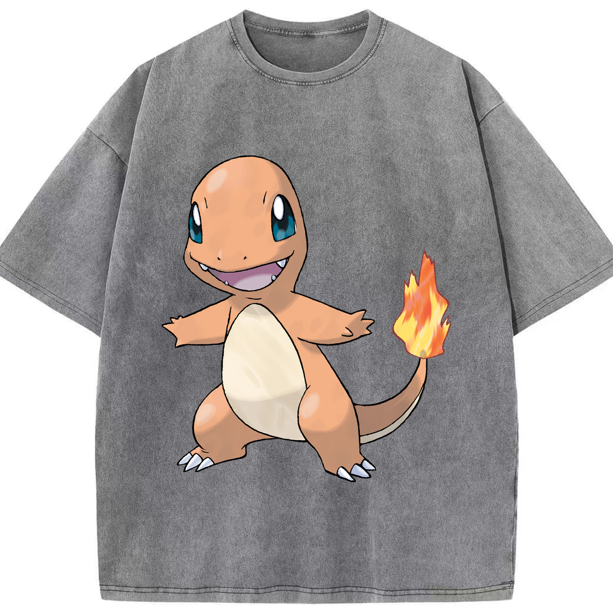 （画像用） ポケットモンスター Pokémon 綿100% ヴィンテージ風 半袖Tシャツ（フロントプリント）