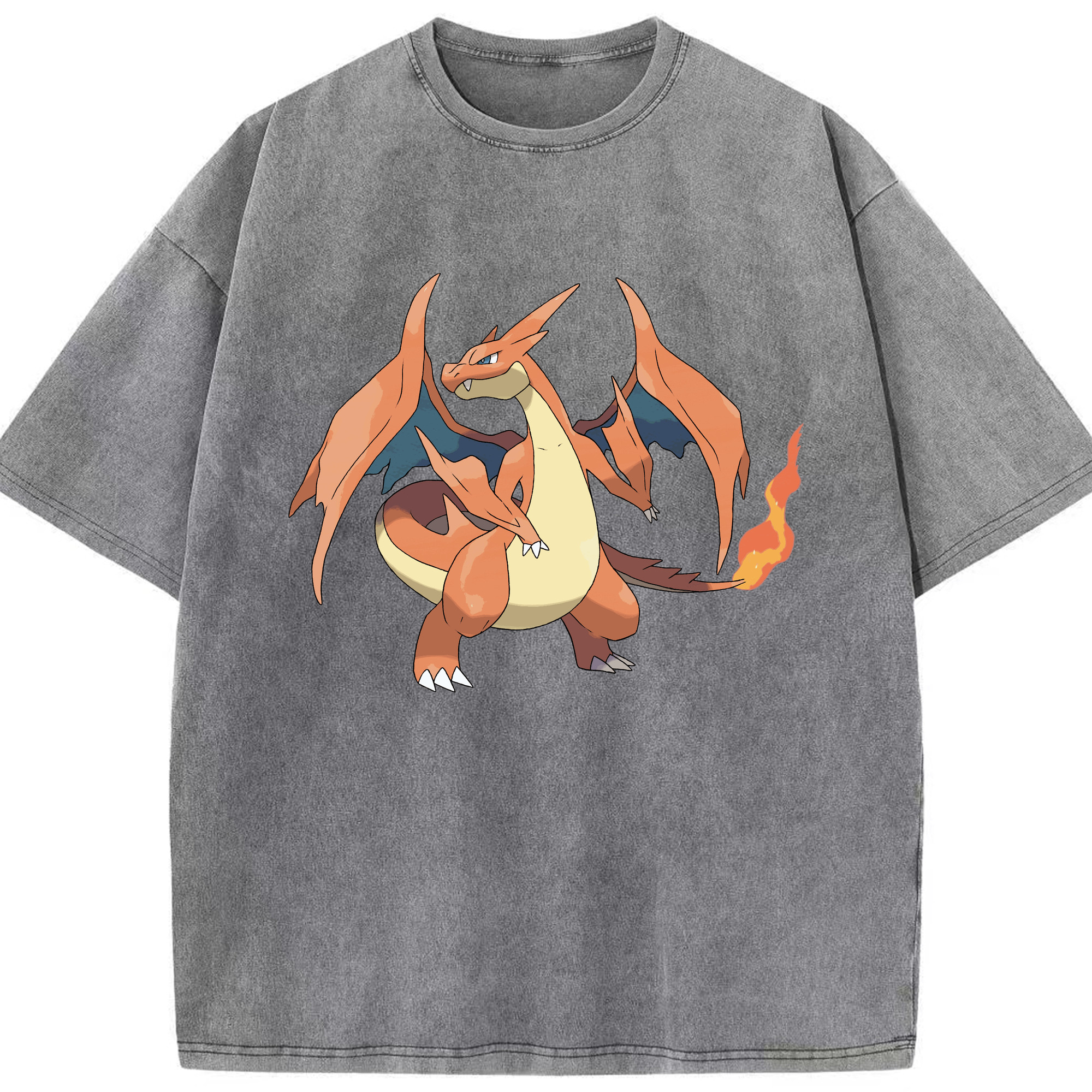 （画像用） ポケットモンスター Pokémon 綿100% ヴィンテージ風 半袖Tシャツ（フロントプリント）