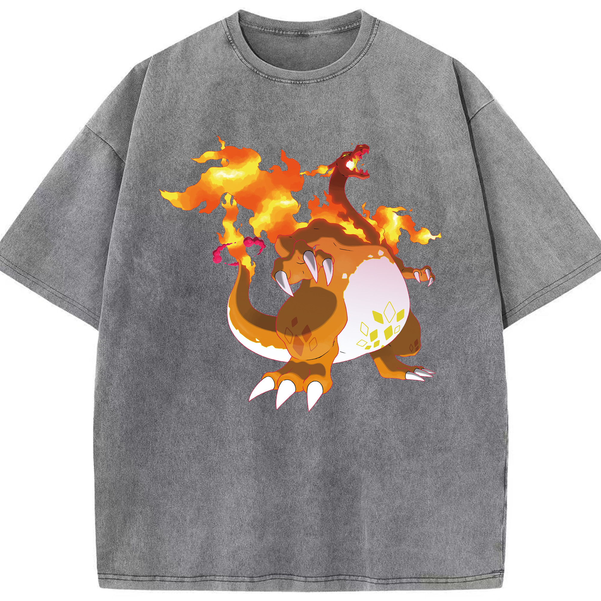 （画像用） ポケットモンスター Pokémon 綿100% ヴィンテージ風 半袖Tシャツ（フロントプリント）