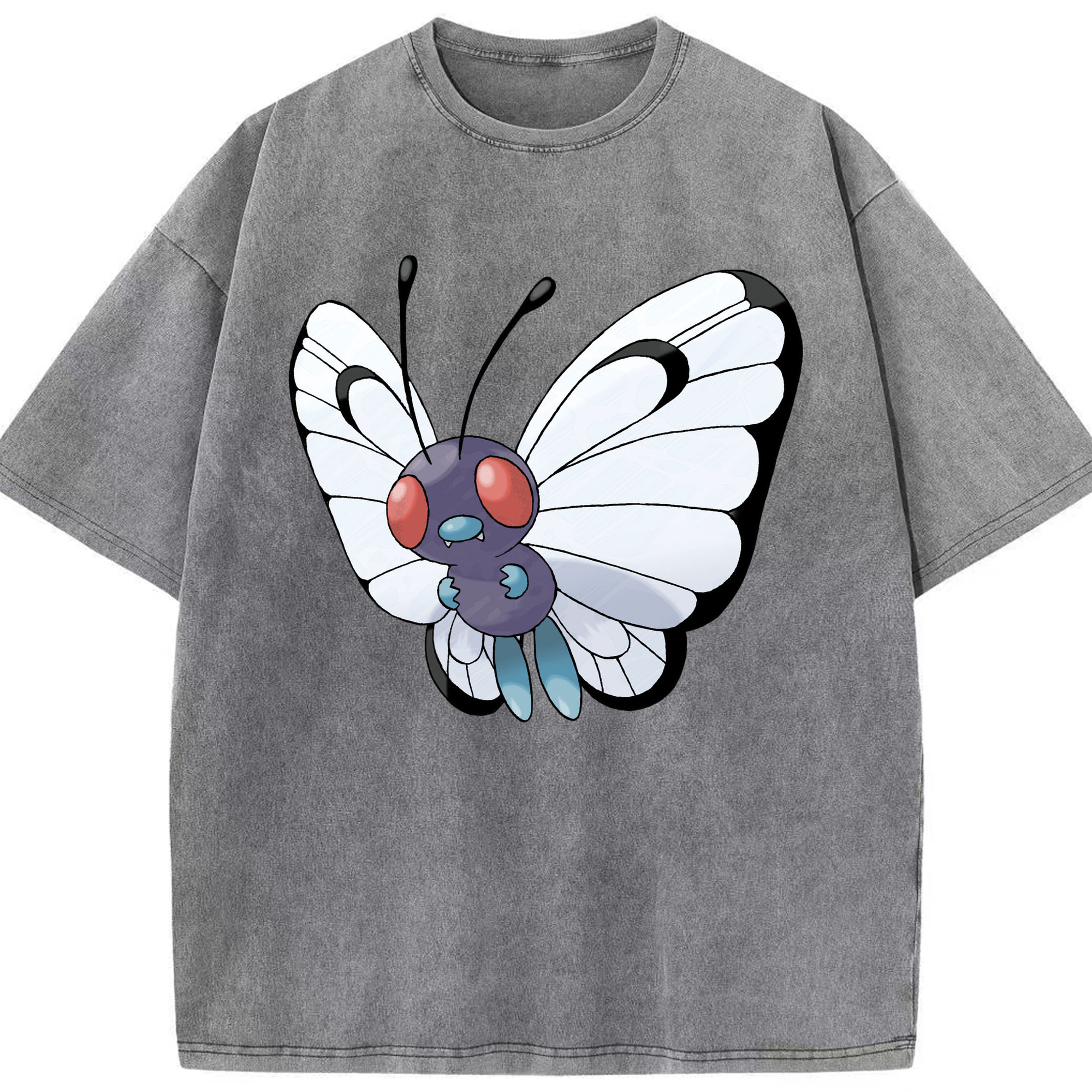 （画像用） ポケットモンスター Pokémon 綿100% ヴィンテージ風 半袖Tシャツ（フロントプリント）