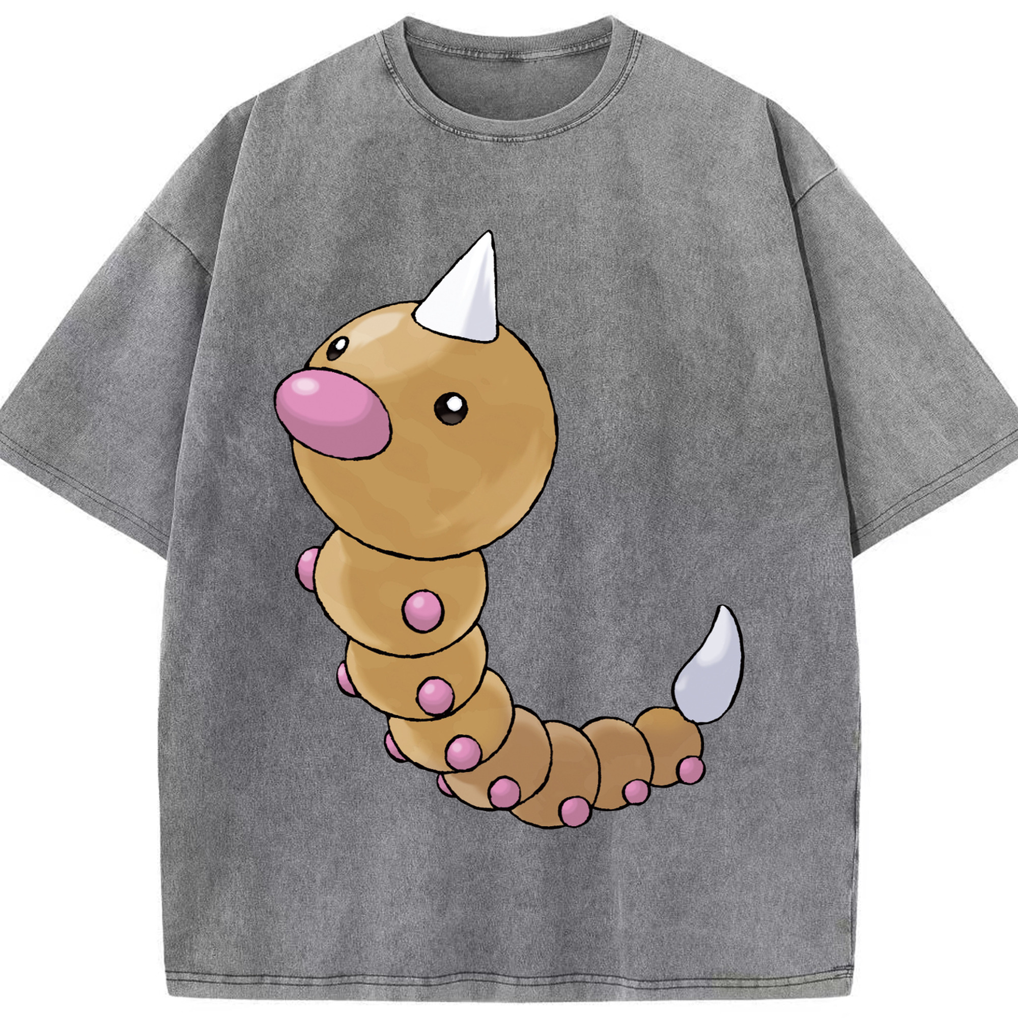 （画像用） ポケットモンスター Pokémon 綿100% ヴィンテージ風 半袖Tシャツ（フロントプリント）