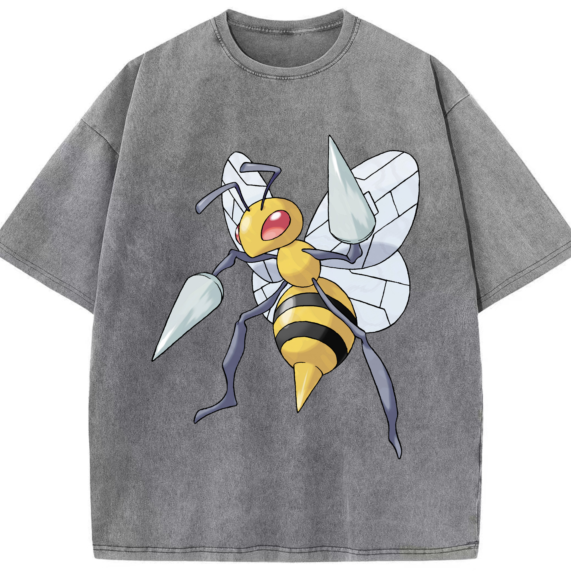 （画像用） ポケットモンスター Pokémon 綿100% ヴィンテージ風 半袖Tシャツ（フロントプリント）