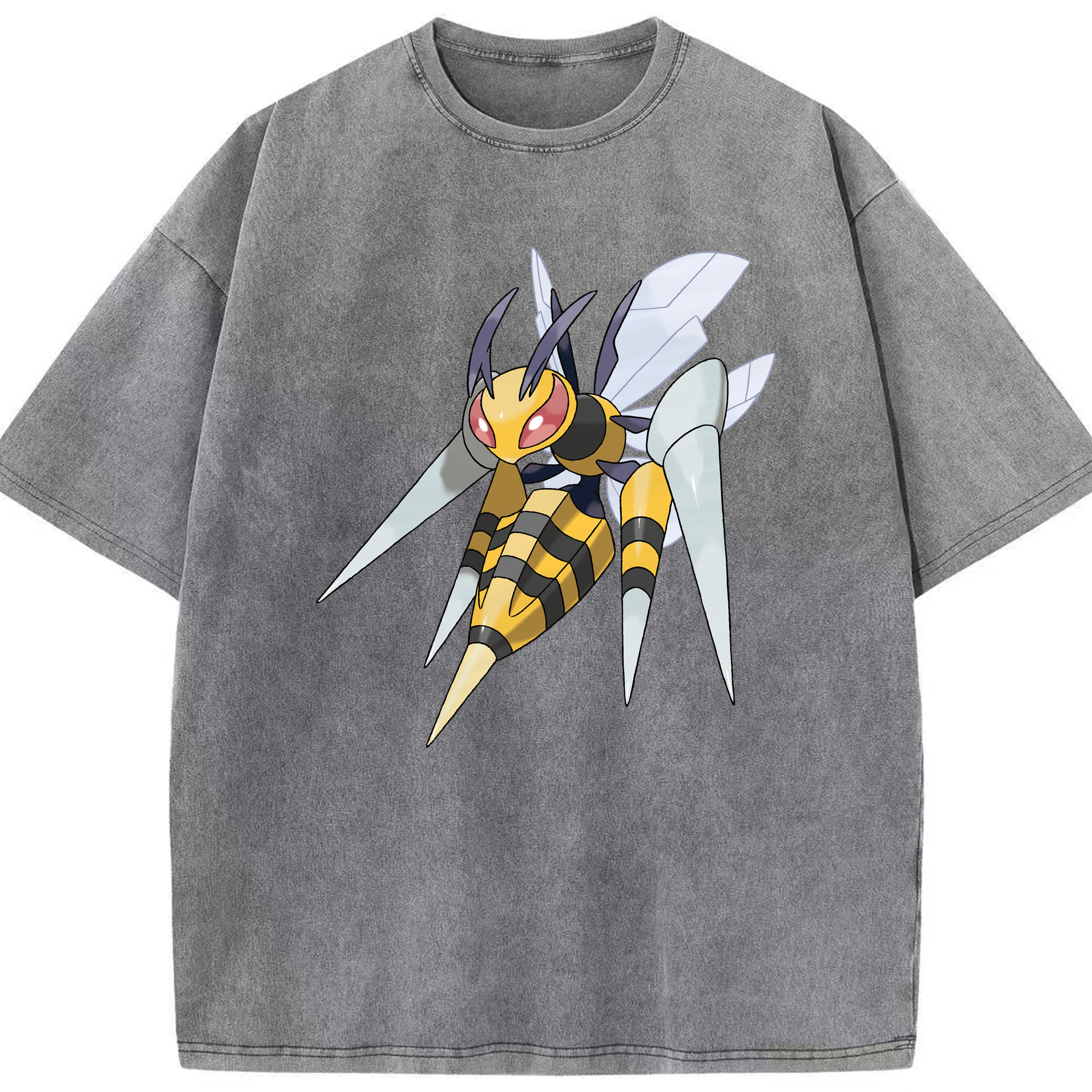 （画像用） ポケットモンスター Pokémon 綿100% ヴィンテージ風 半袖Tシャツ（フロントプリント）