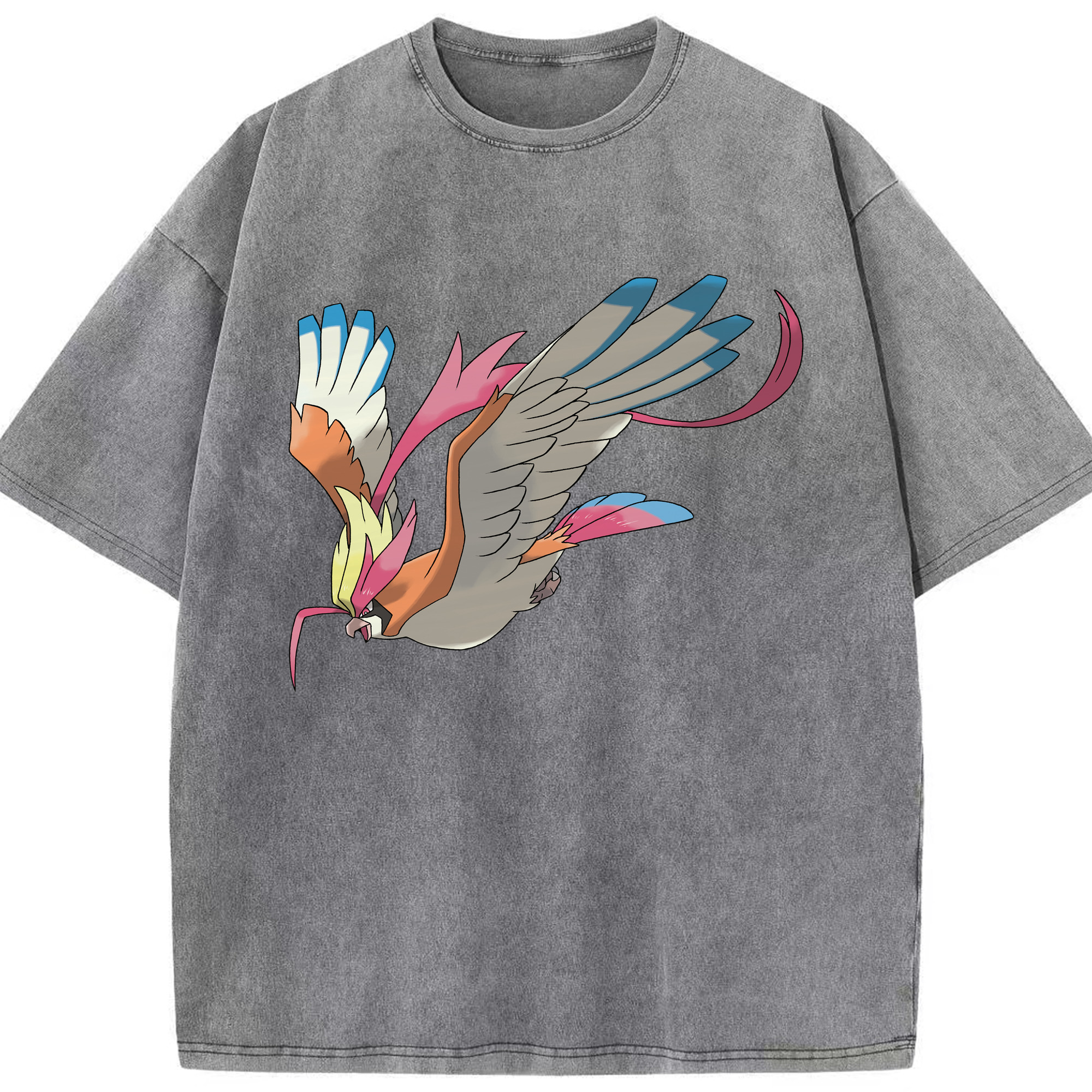 （画像用） ポケットモンスター Pokémon 綿100% ヴィンテージ風 半袖Tシャツ（フロントプリント）