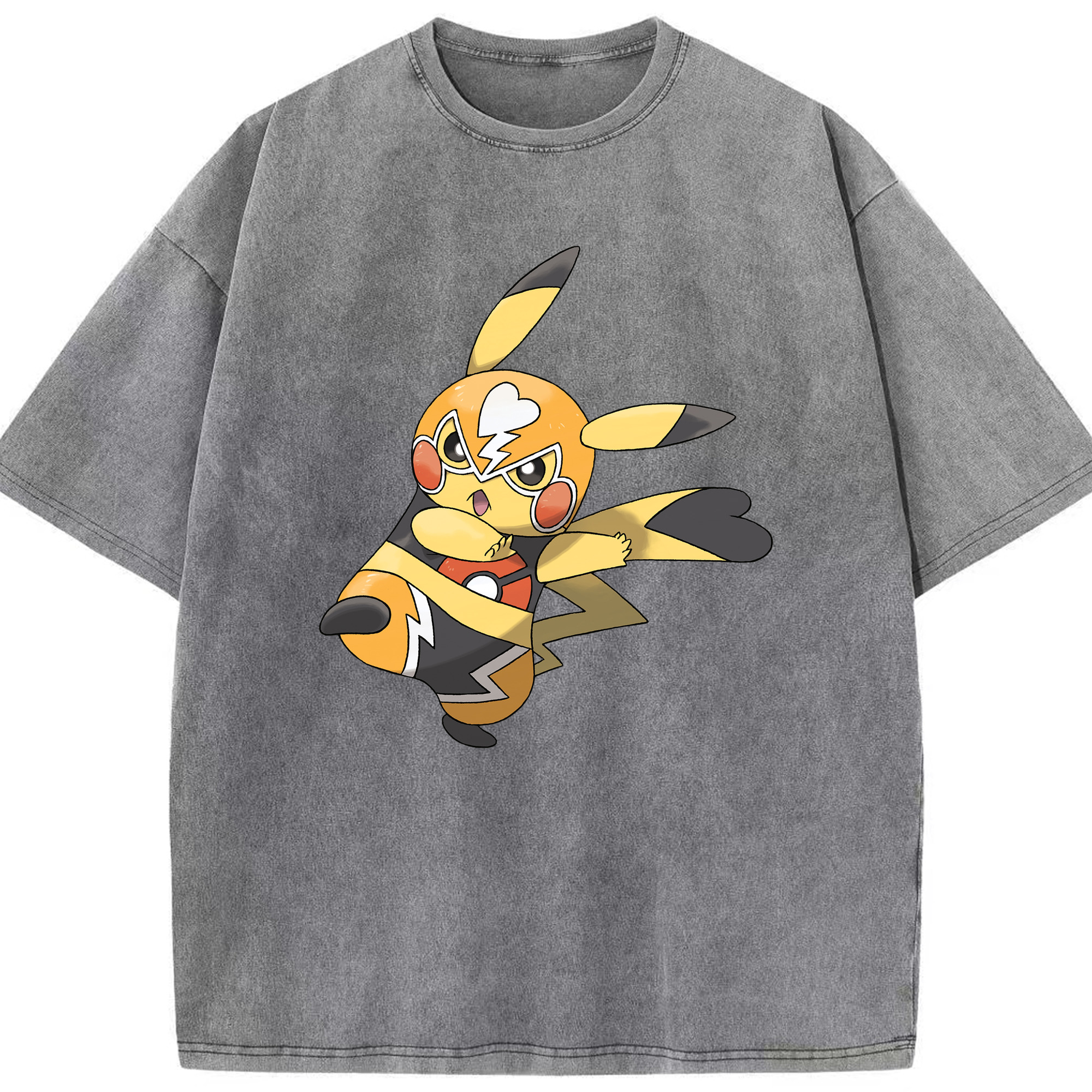 （画像用） ポケットモンスター Pokémon 綿100% ヴィンテージ風 半袖Tシャツ（フロントプリント）