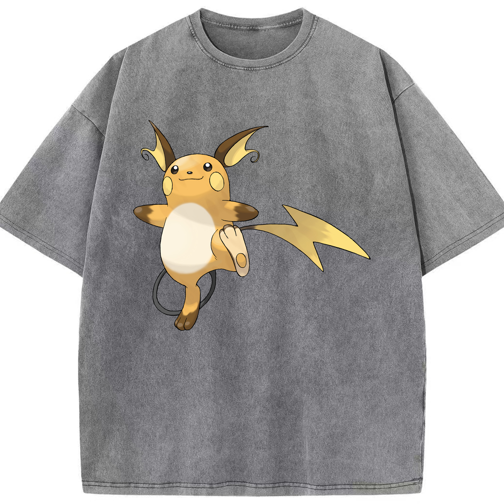 （画像用） ポケットモンスター Pokémon 綿100% ヴィンテージ風 半袖Tシャツ（フロントプリント）
