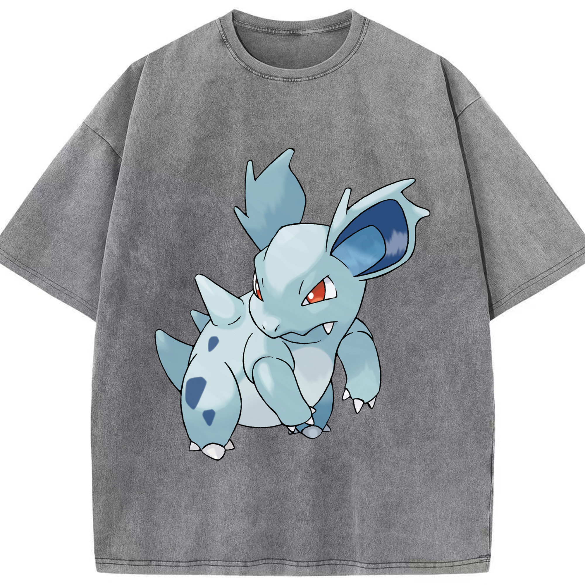 （画像用） ポケットモンスター Pokémon 綿100% ヴィンテージ風 半袖Tシャツ（フロントプリント）