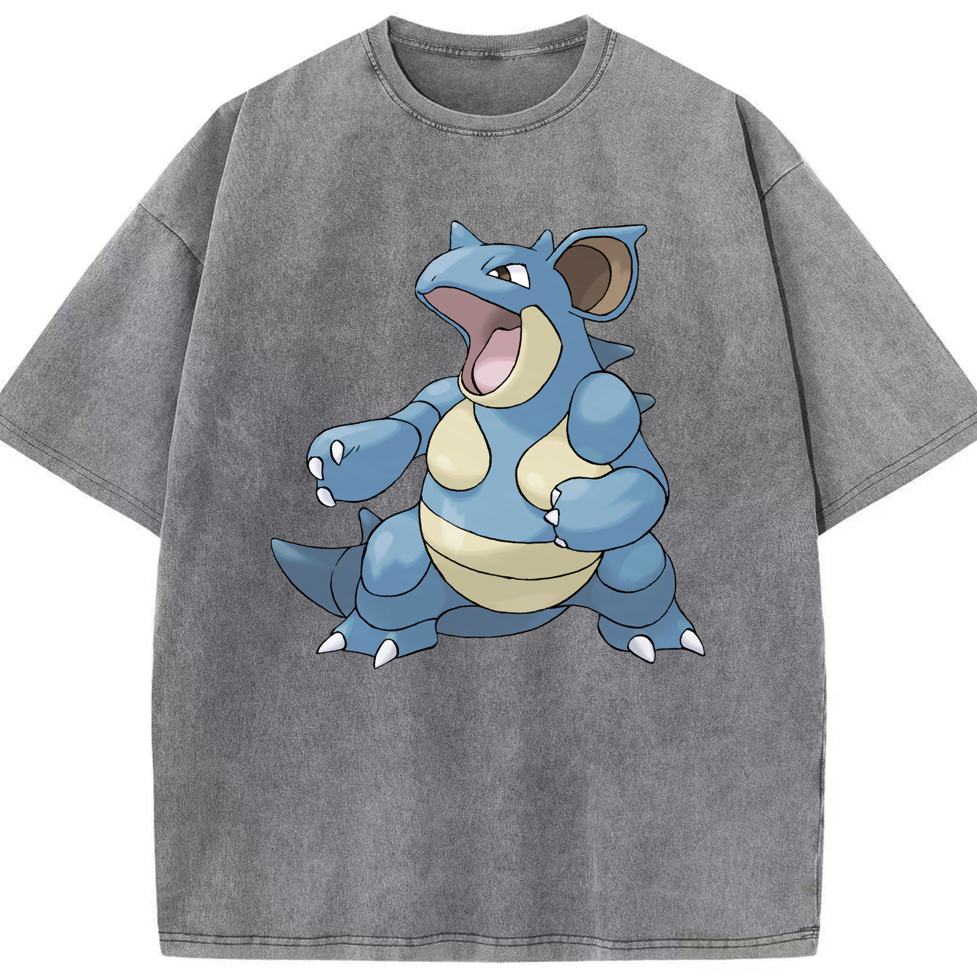 （画像用） ポケットモンスター Pokémon 綿100% ヴィンテージ風 半袖Tシャツ（フロントプリント）