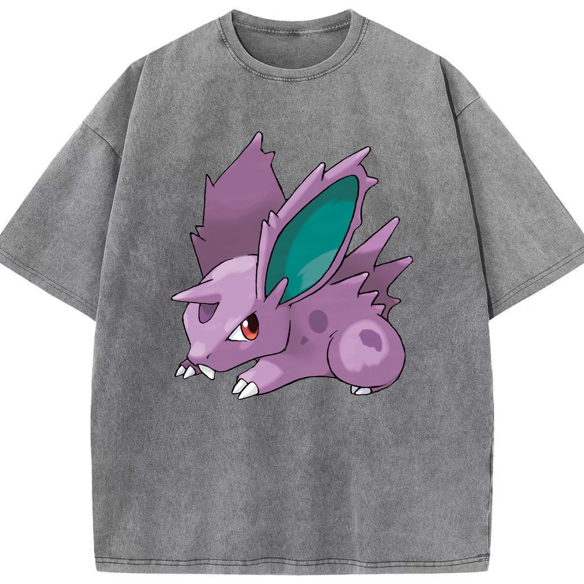 （画像用） ポケットモンスター Pokémon 綿100% ヴィンテージ風 半袖Tシャツ（フロントプリント）