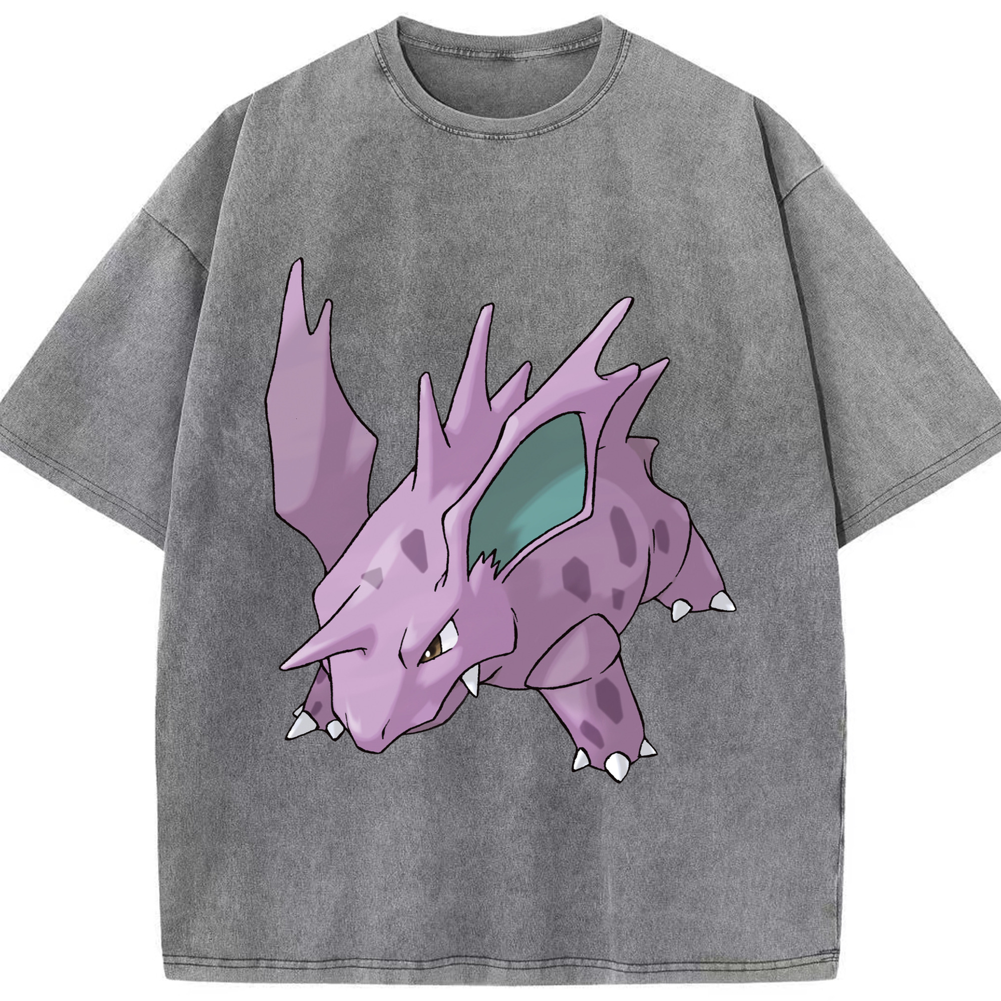 （画像用） ポケットモンスター Pokémon 綿100% ヴィンテージ風 半袖Tシャツ（フロントプリント）