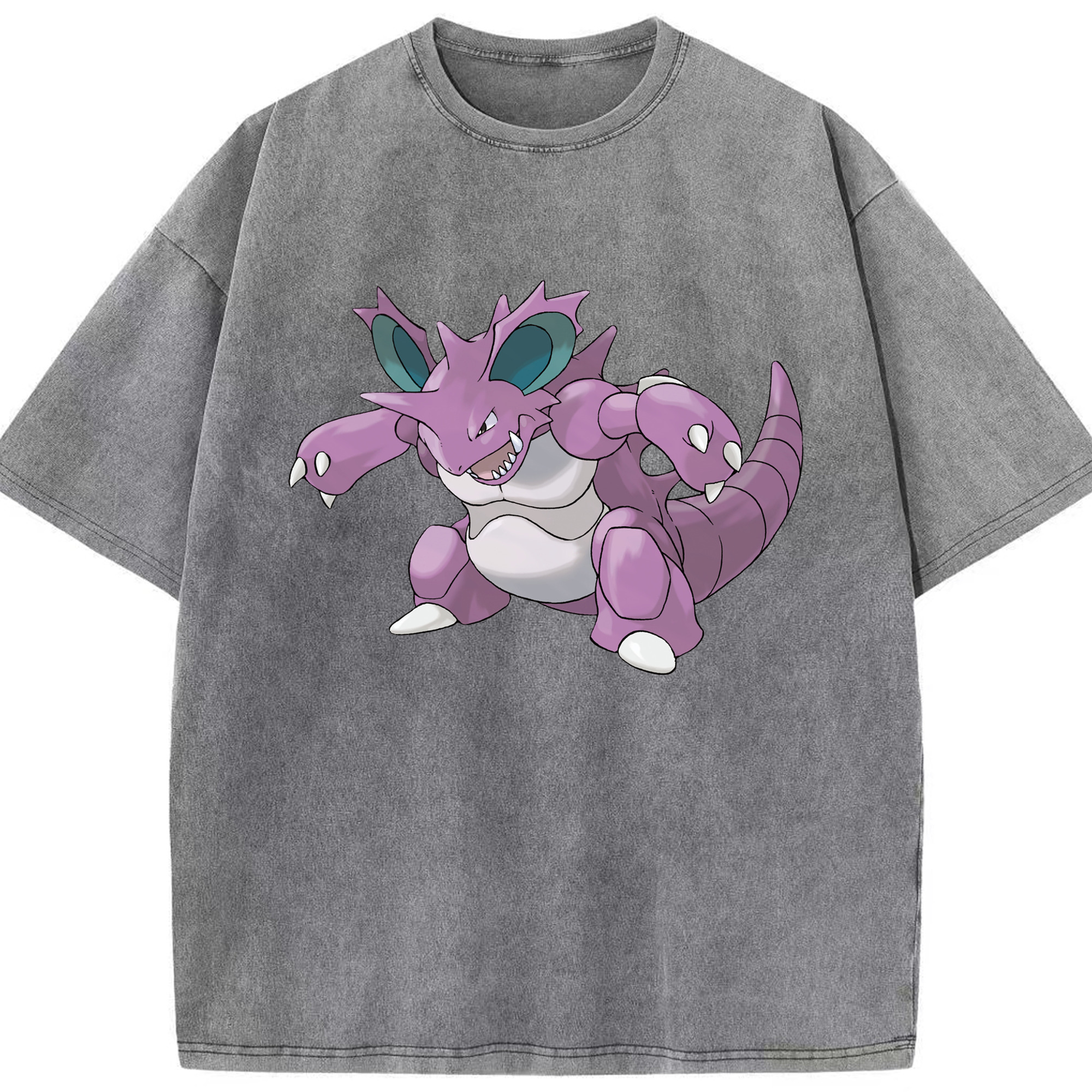 （画像用） ポケットモンスター Pokémon 綿100% ヴィンテージ風 半袖Tシャツ（フロントプリント）