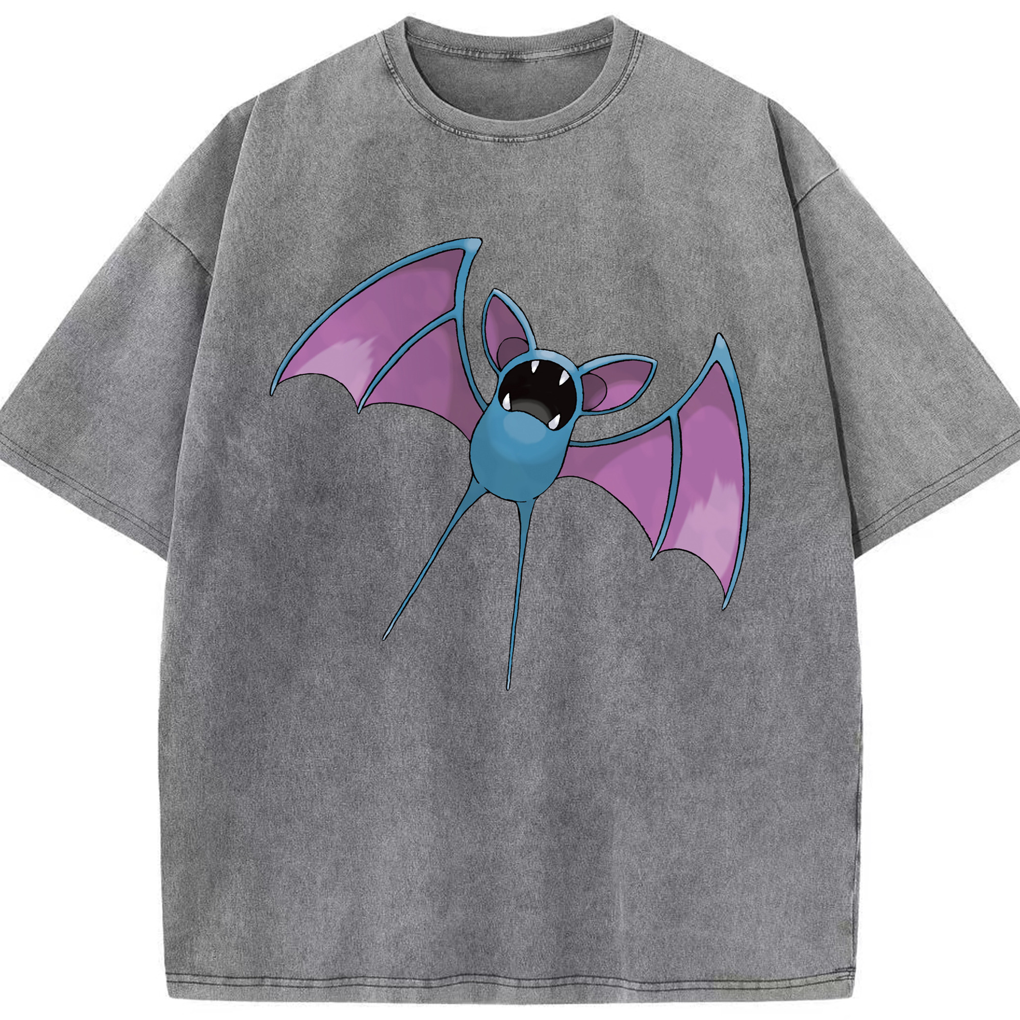 （画像用） ポケットモンスター Pokémon 綿100% ヴィンテージ風 半袖Tシャツ（フロントプリント）