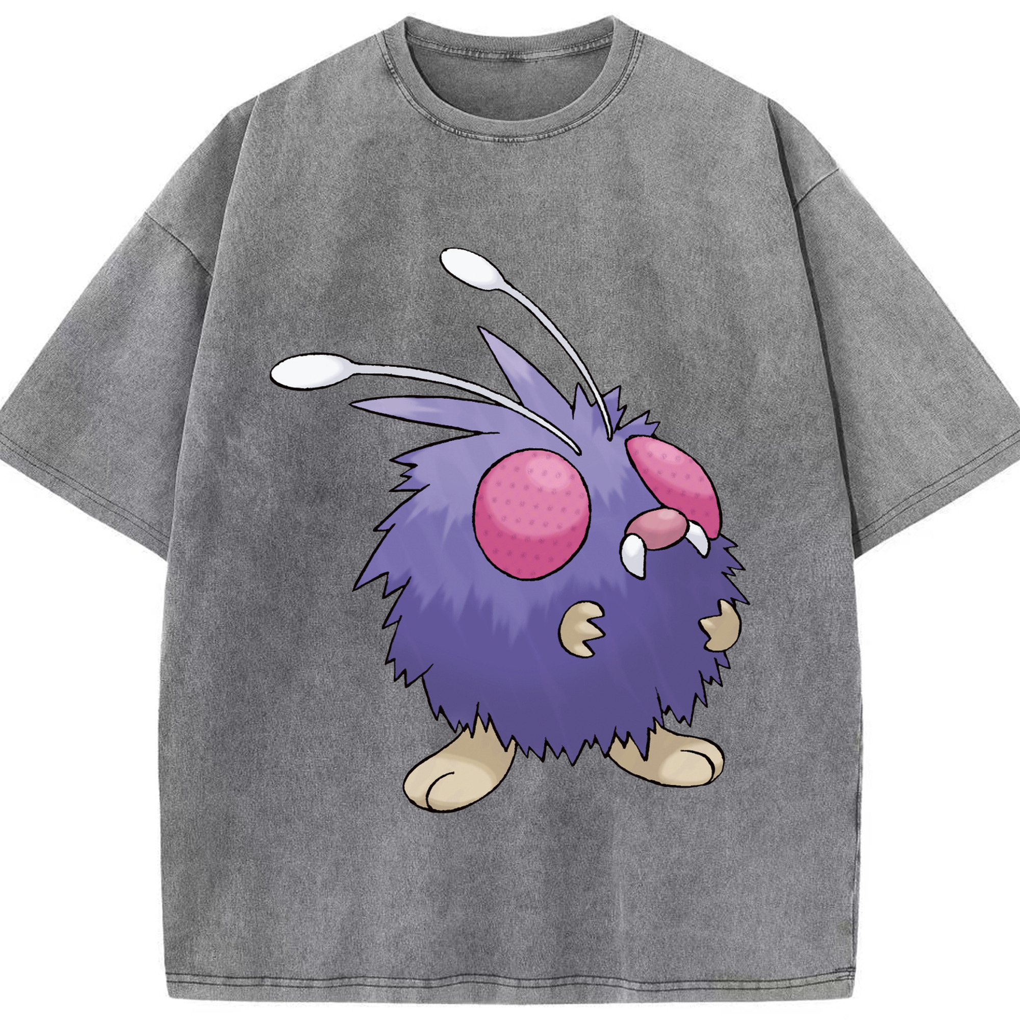 （画像用） ポケットモンスター Pokémon 綿100% ヴィンテージ風 半袖Tシャツ（フロントプリント）