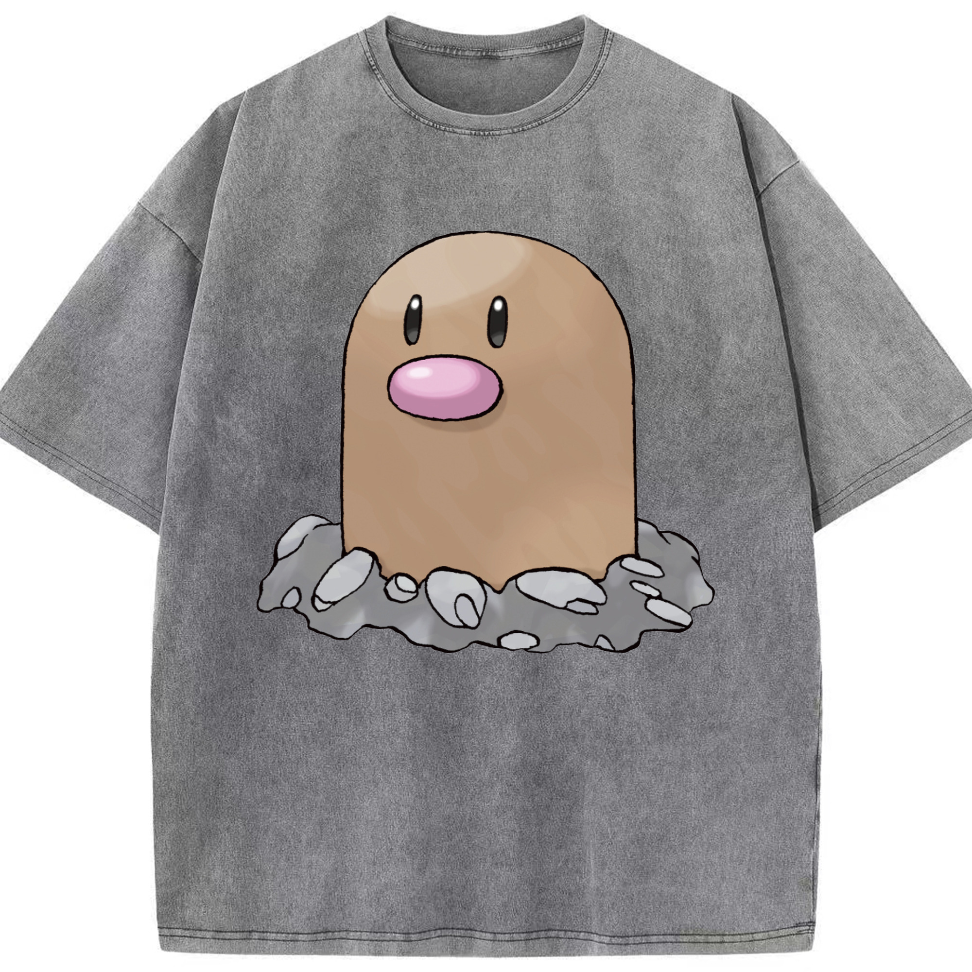 （画像用） ポケットモンスター Pokémon 綿100% ヴィンテージ風 半袖Tシャツ（フロントプリント）