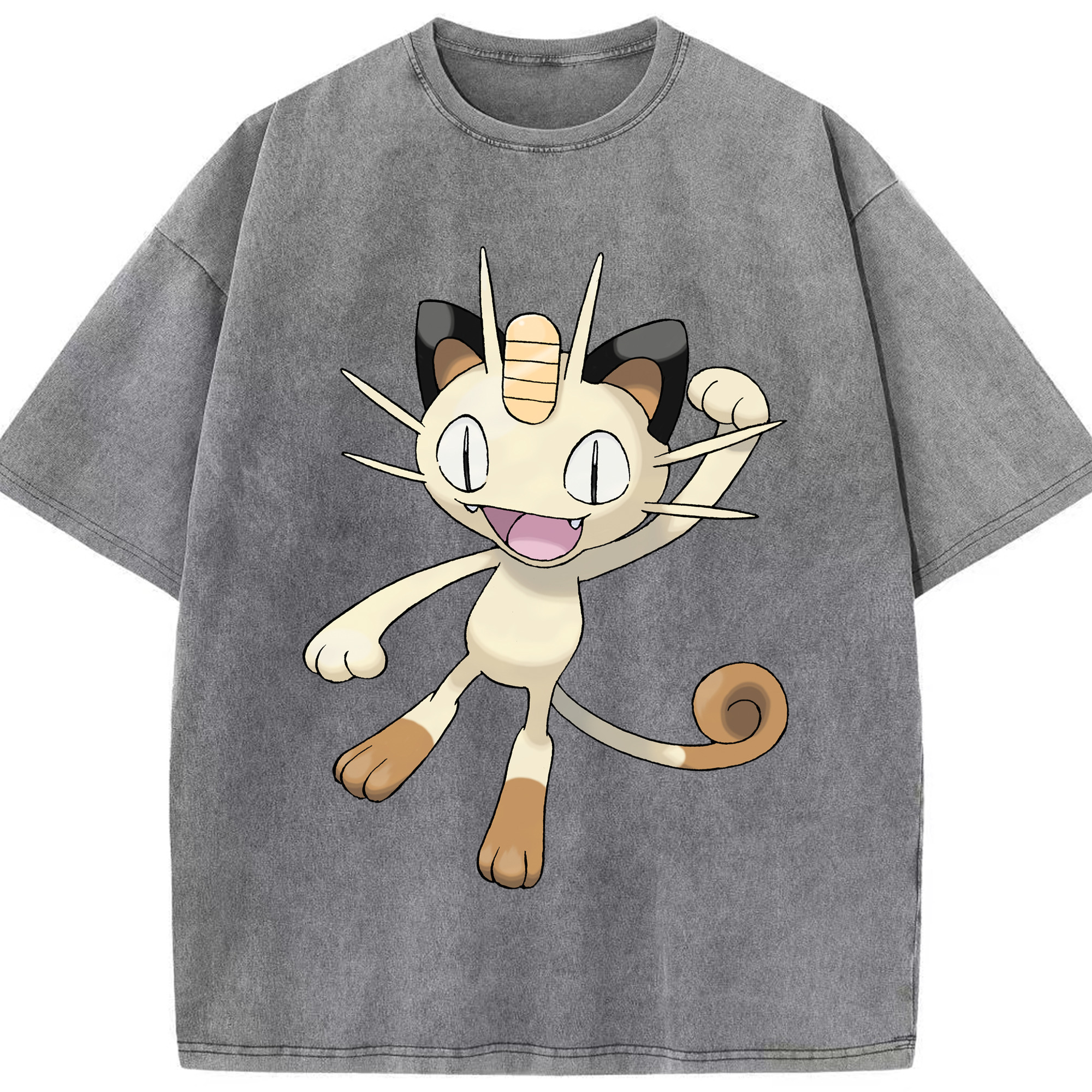 （画像用） ポケットモンスター Pokémon 綿100% ヴィンテージ風 半袖Tシャツ（フロントプリント）