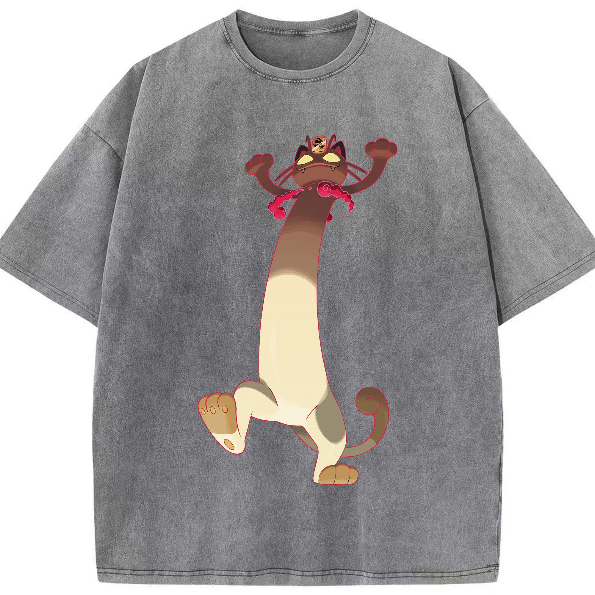 （画像用） ポケットモンスター Pokémon 綿100% ヴィンテージ風 半袖Tシャツ（フロントプリント）