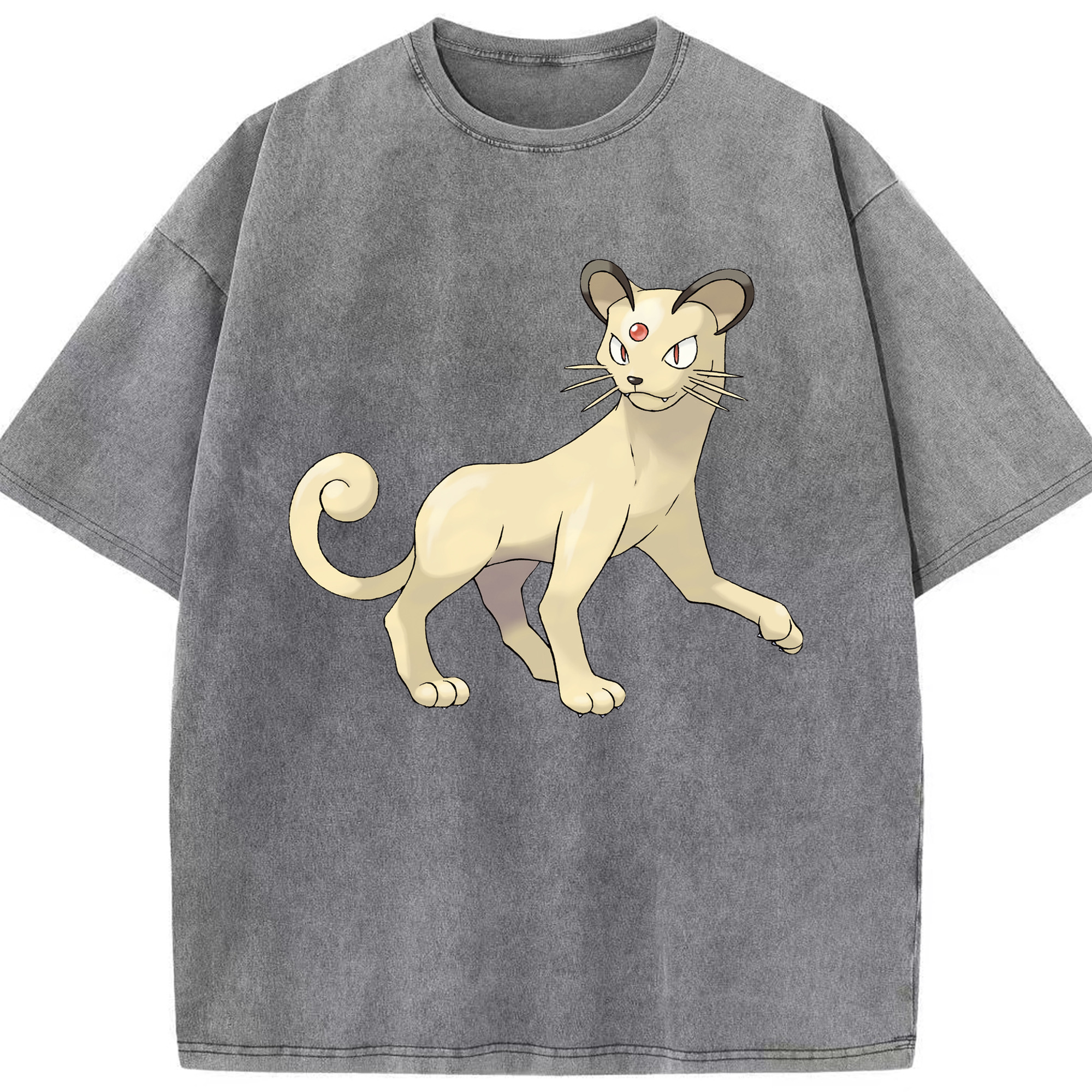 （画像用） ポケットモンスター Pokémon 綿100% ヴィンテージ風 半袖Tシャツ（フロントプリント）