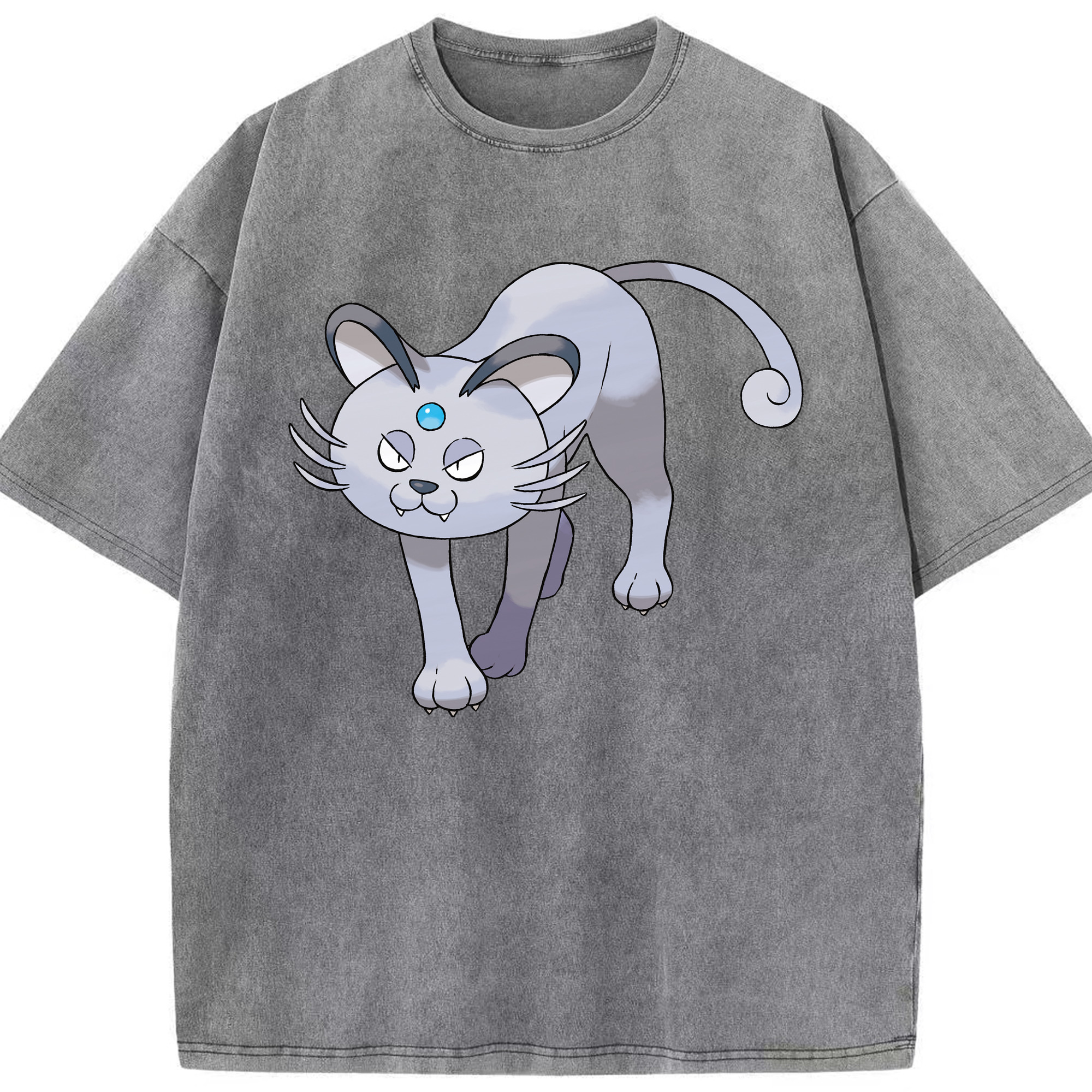 （画像用） ポケットモンスター Pokémon 綿100% ヴィンテージ風 半袖Tシャツ（フロントプリント）