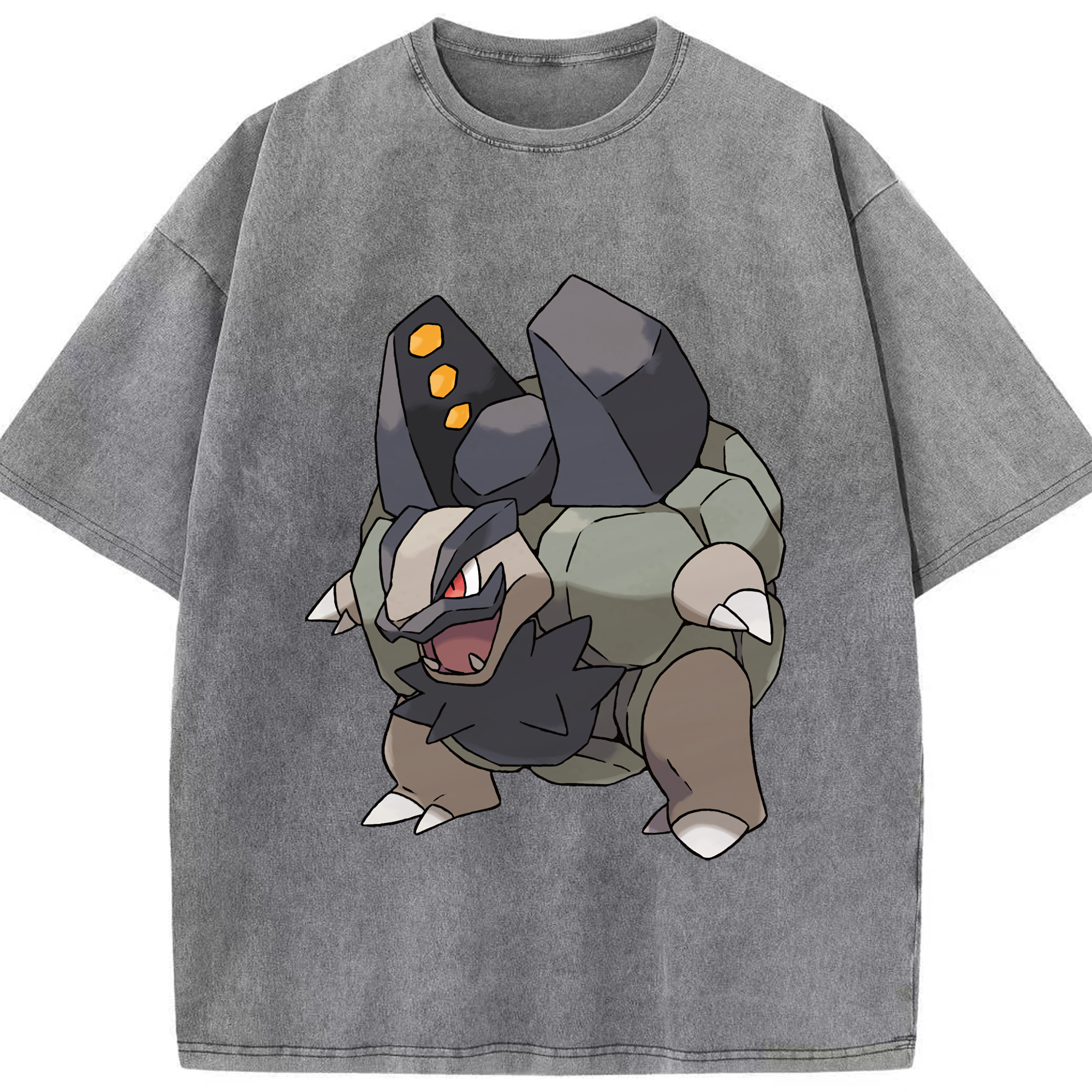 （画像用） ポケットモンスター Pokémon 綿100% ヴィンテージ風 半袖Tシャツ（フロントプリント）