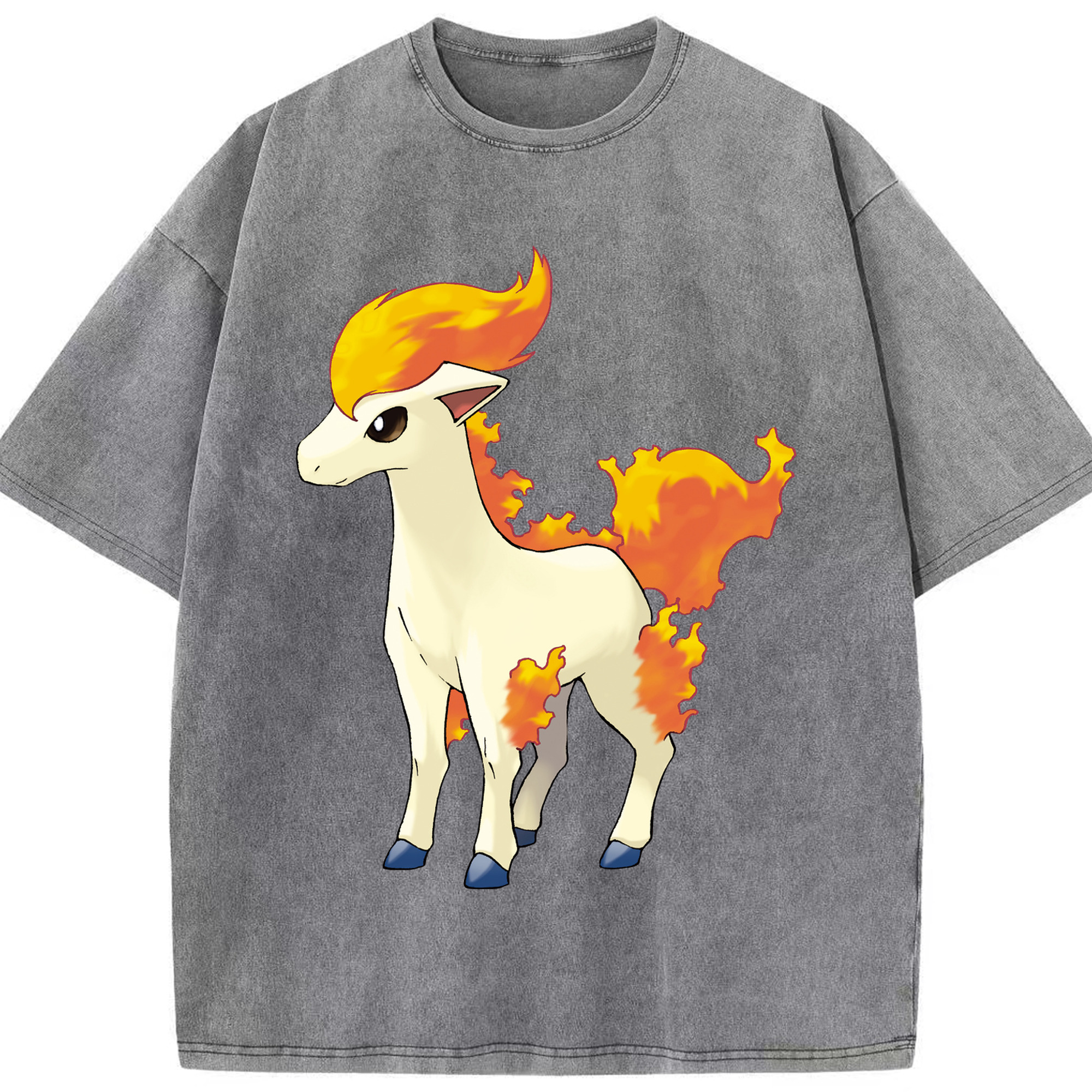 （画像用） ポケットモンスター Pokémon 綿100% ヴィンテージ風 半袖Tシャツ（フロントプリント）