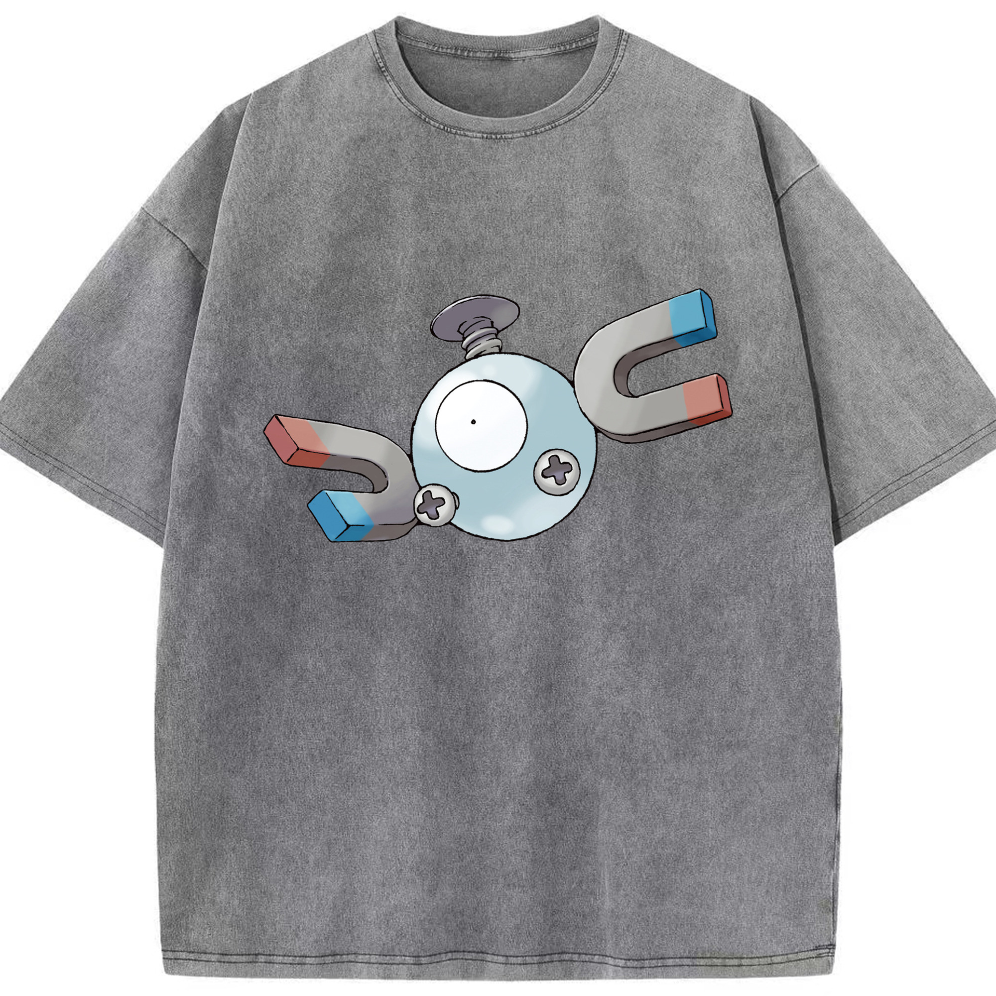 （画像用） ポケットモンスター Pokémon 綿100% ヴィンテージ風 半袖Tシャツ（フロントプリント）