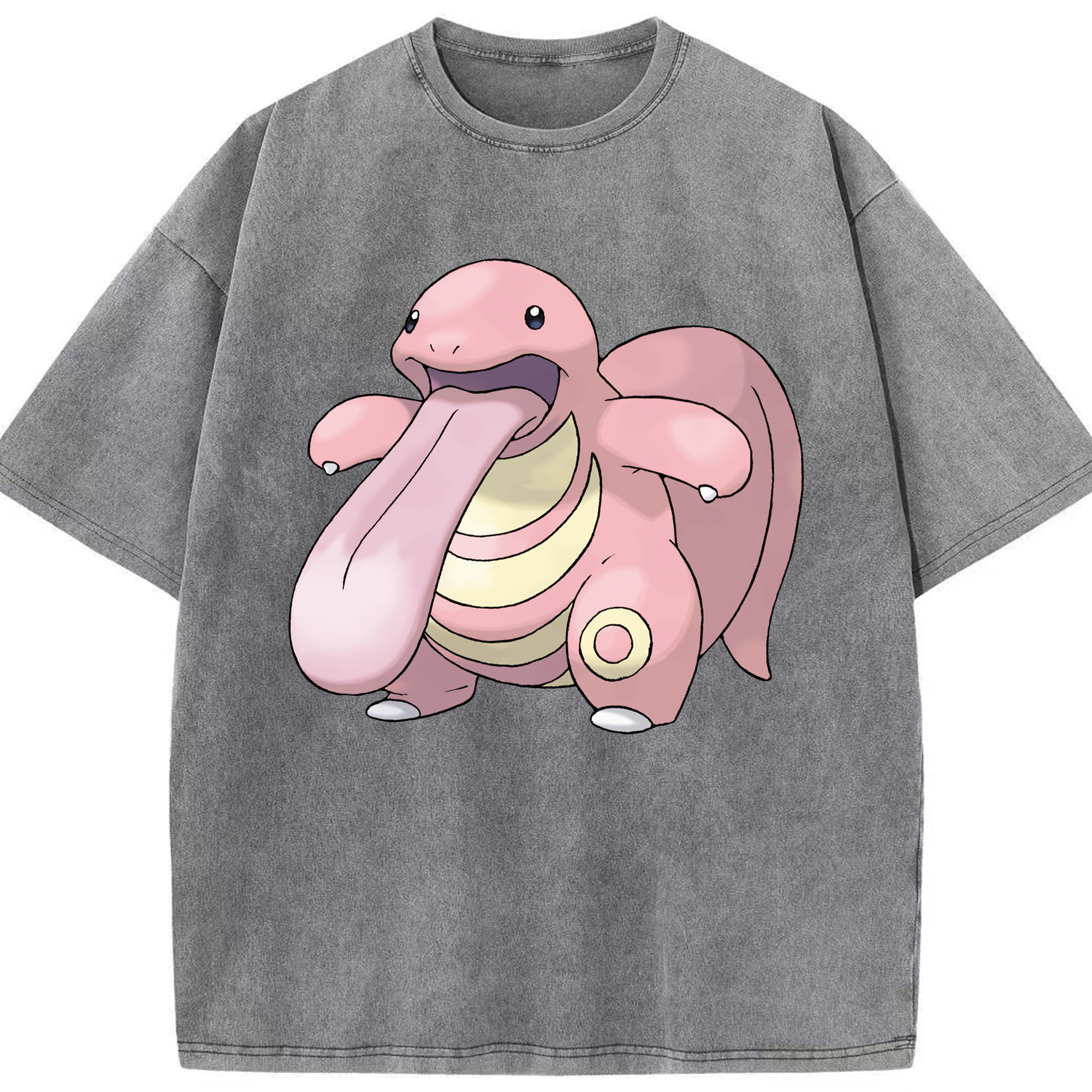 （画像用） ポケットモンスター Pokémon 綿100% ヴィンテージ風 半袖Tシャツ（フロントプリント）