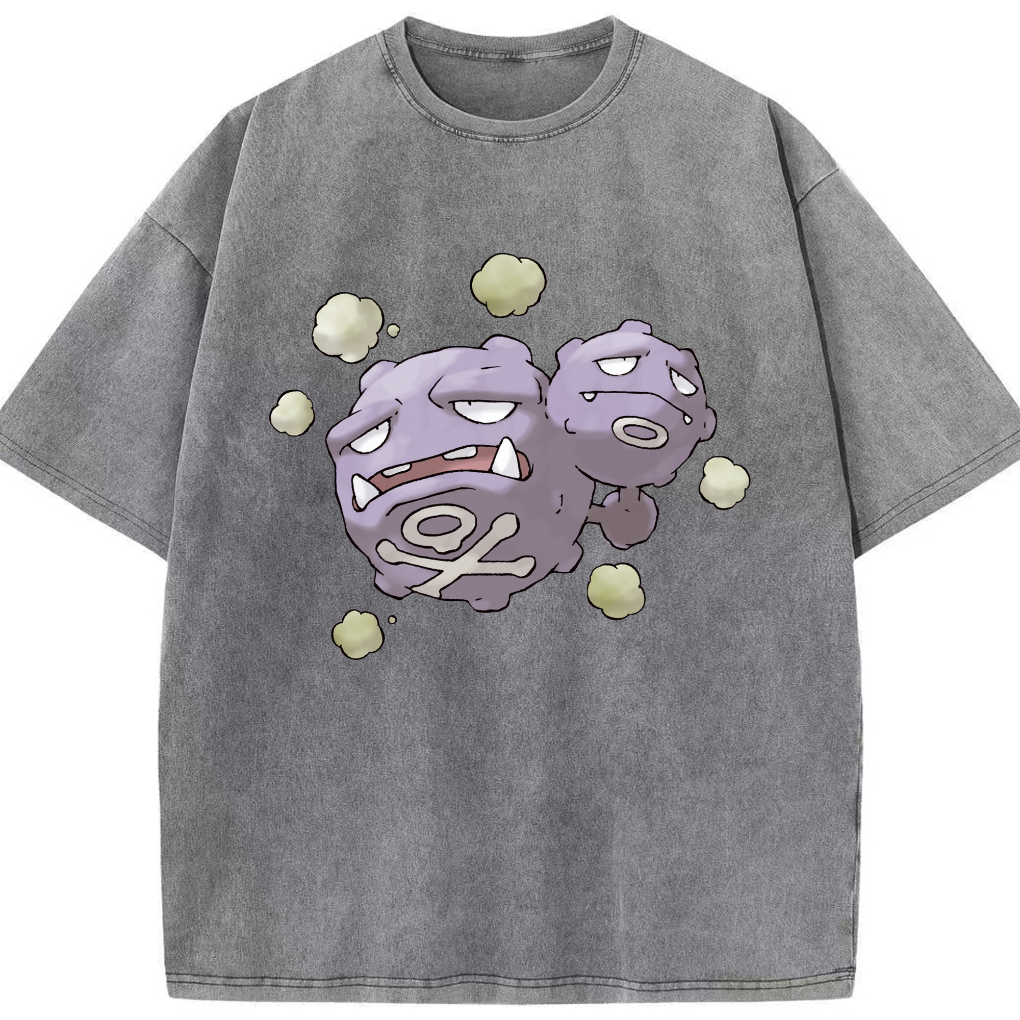 （画像用） ポケットモンスター Pokémon 綿100% ヴィンテージ風 半袖Tシャツ（フロントプリント）