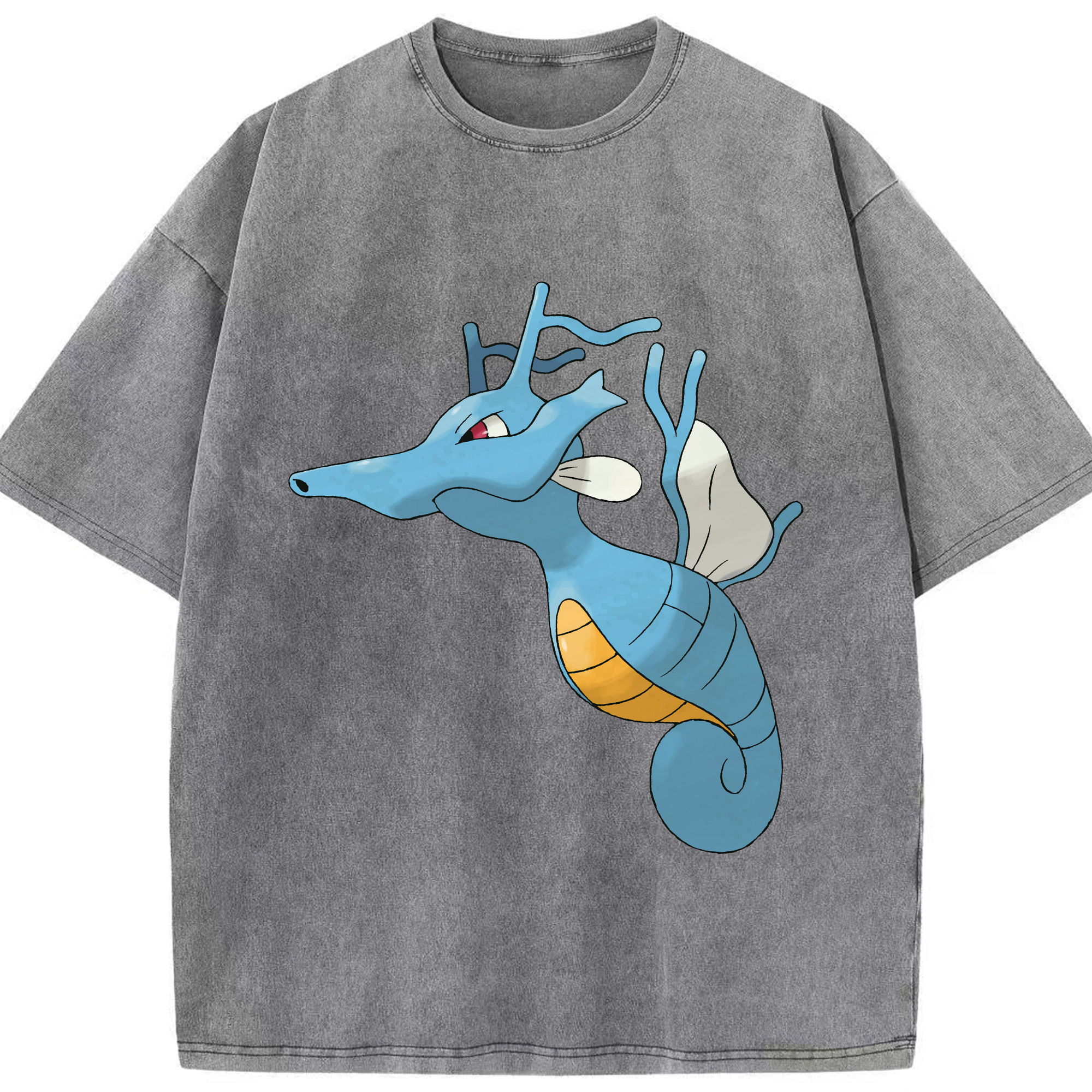 （画像用） ポケットモンスター Pokémon 綿100% ヴィンテージ風 半袖Tシャツ（フロントプリント）