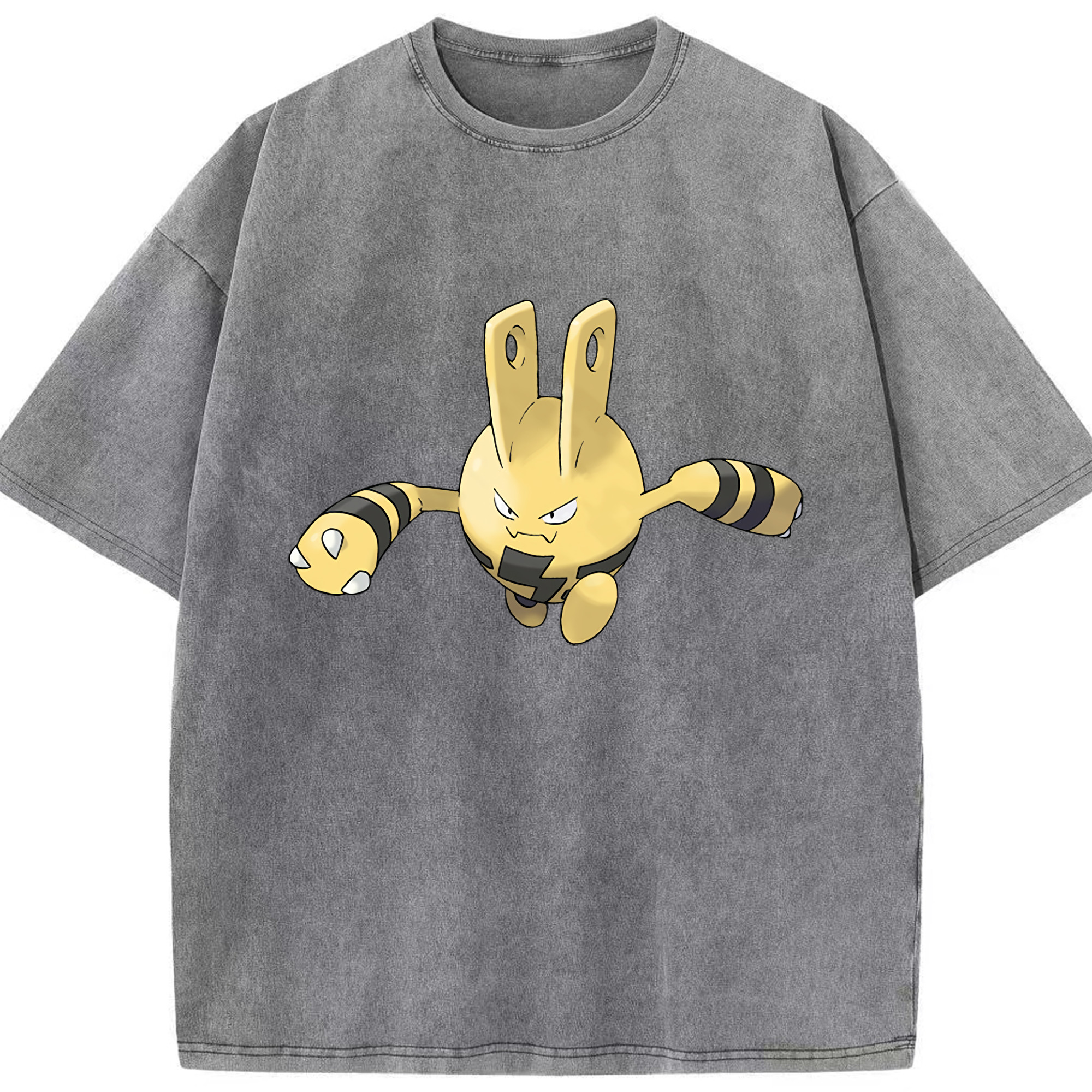 （画像用） ポケットモンスター Pokémon 綿100% ヴィンテージ風 半袖Tシャツ（フロントプリント）
