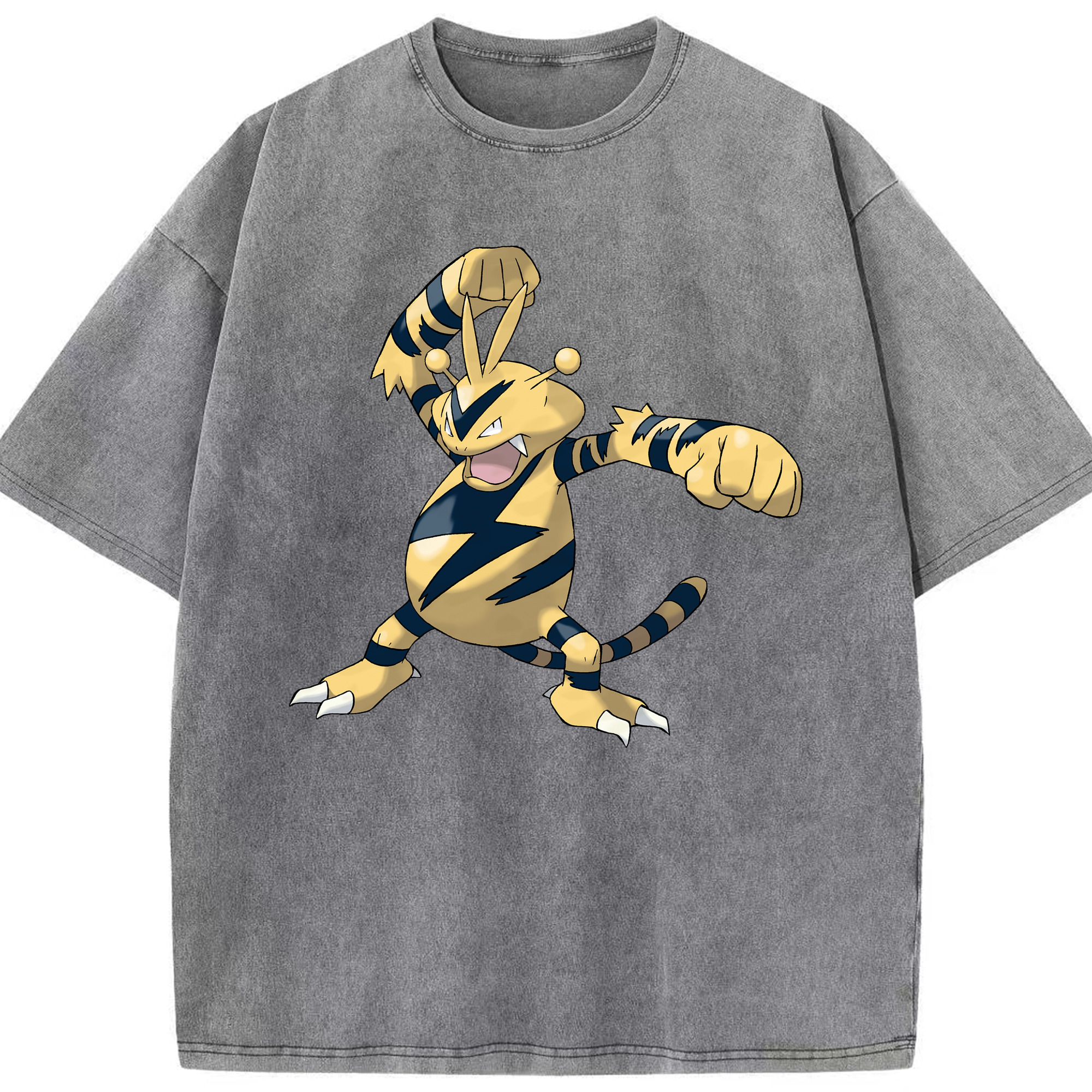 （画像用） ポケットモンスター Pokémon 綿100% ヴィンテージ風 半袖Tシャツ（フロントプリント）
