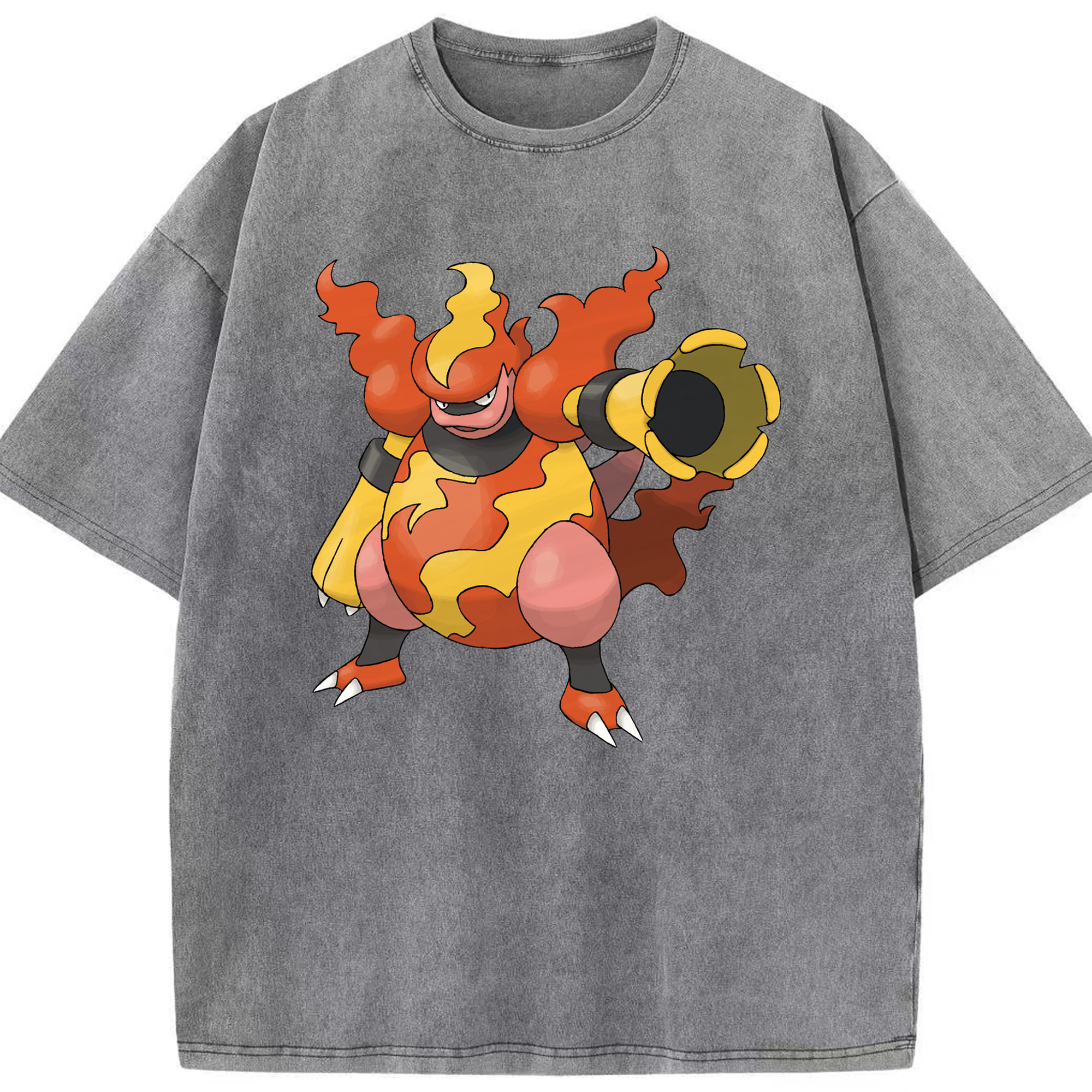 （画像用） ポケットモンスター Pokémon 綿100% ヴィンテージ風 半袖Tシャツ（フロントプリント）