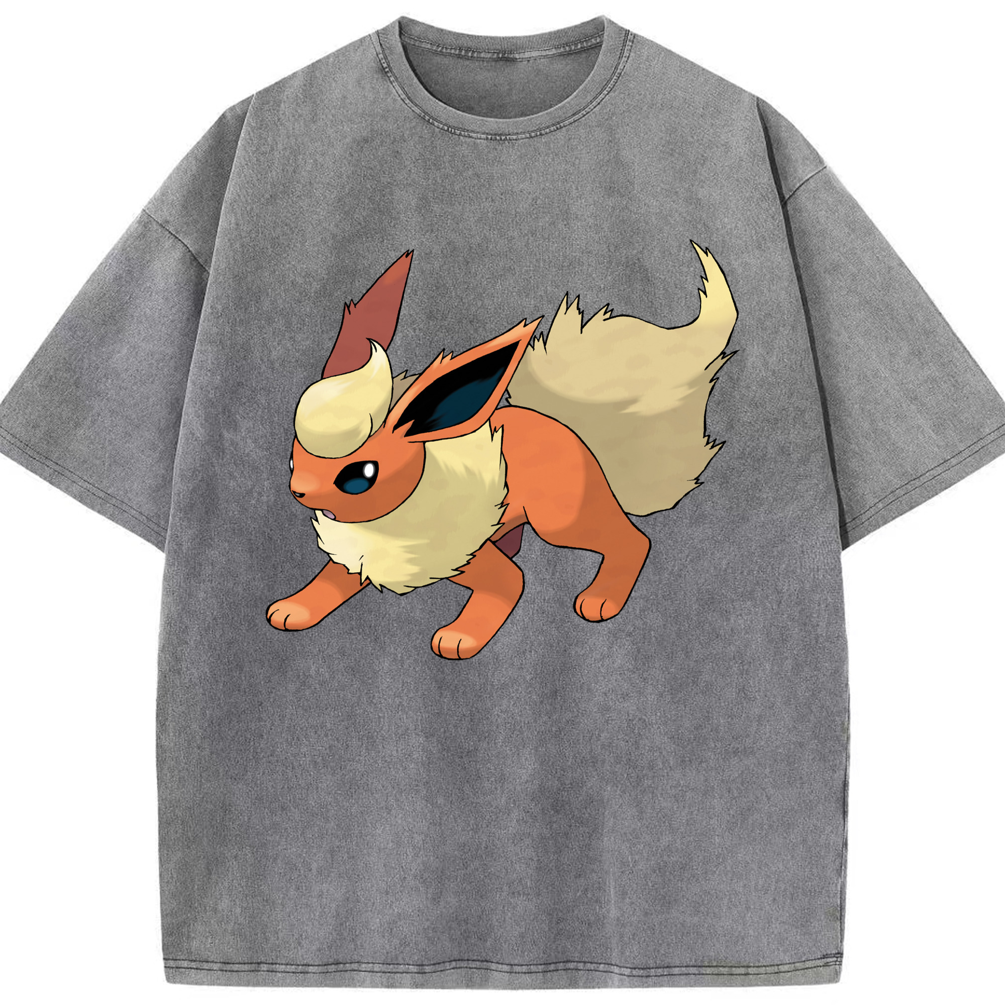 （画像用） ポケットモンスター Pokémon 綿100% ヴィンテージ風 半袖Tシャツ（フロントプリント）