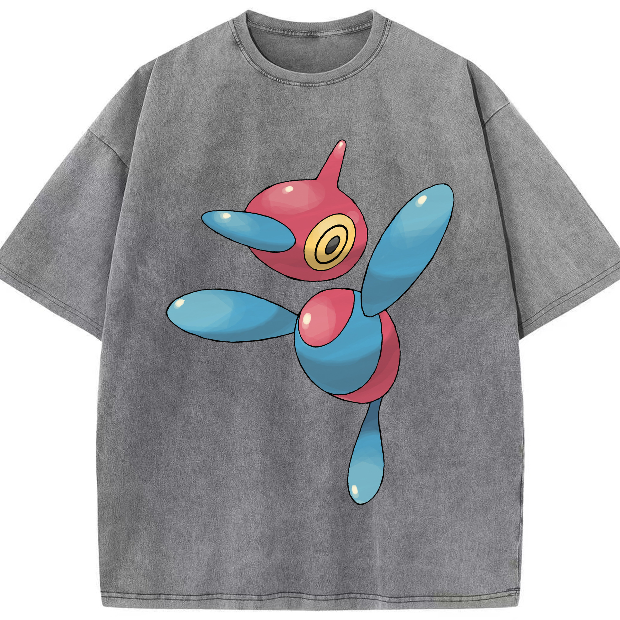 （画像用） ポケットモンスター Pokémon 綿100% ヴィンテージ風 半袖Tシャツ（フロントプリント）