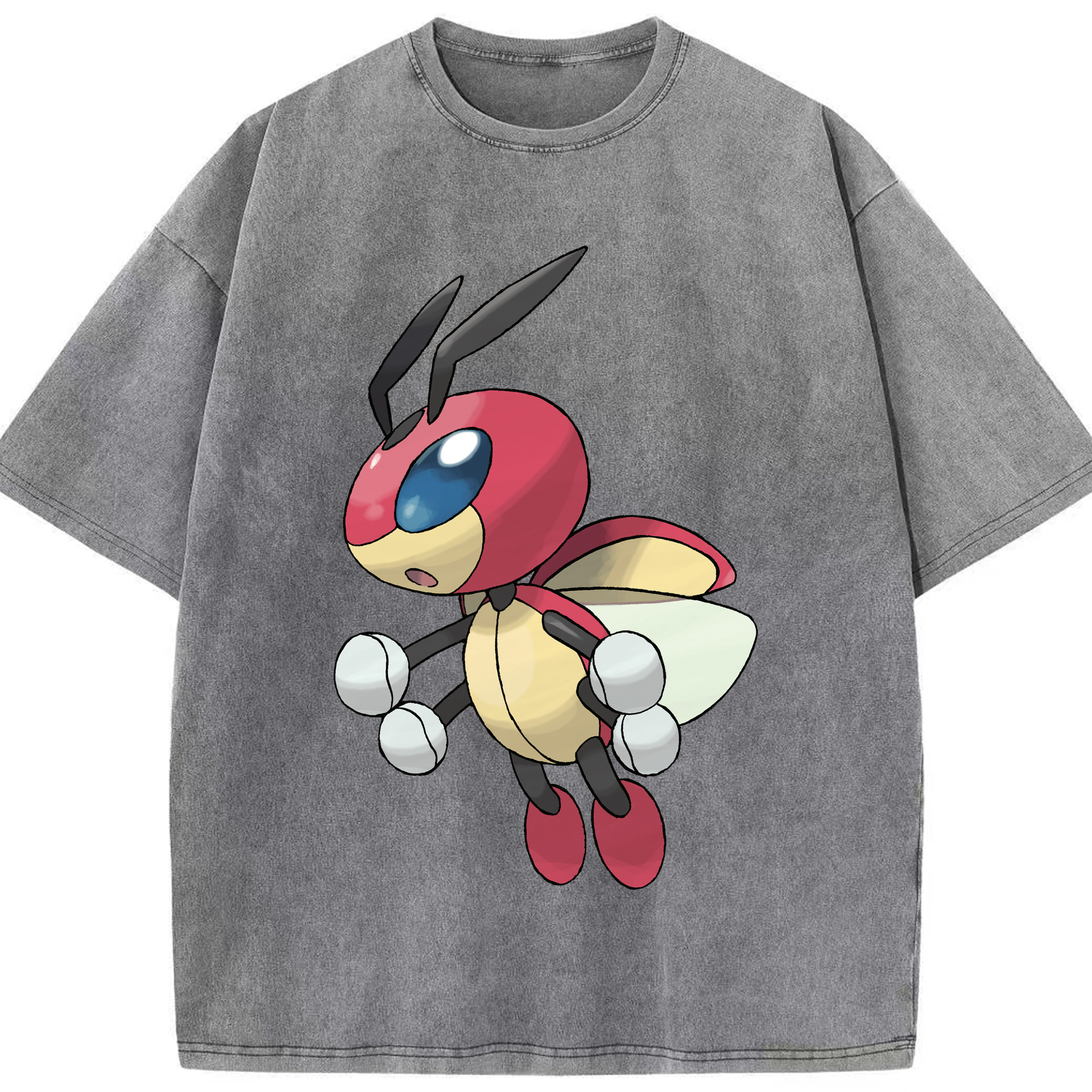 （画像用） ポケットモンスター Pokémon 綿100% ヴィンテージ風 半袖Tシャツ（フロントプリント）