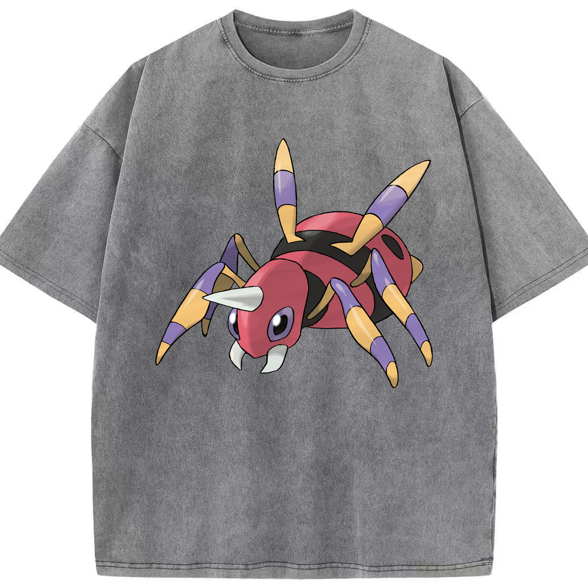 （画像用） ポケットモンスター Pokémon 綿100% ヴィンテージ風 半袖Tシャツ（フロントプリント）