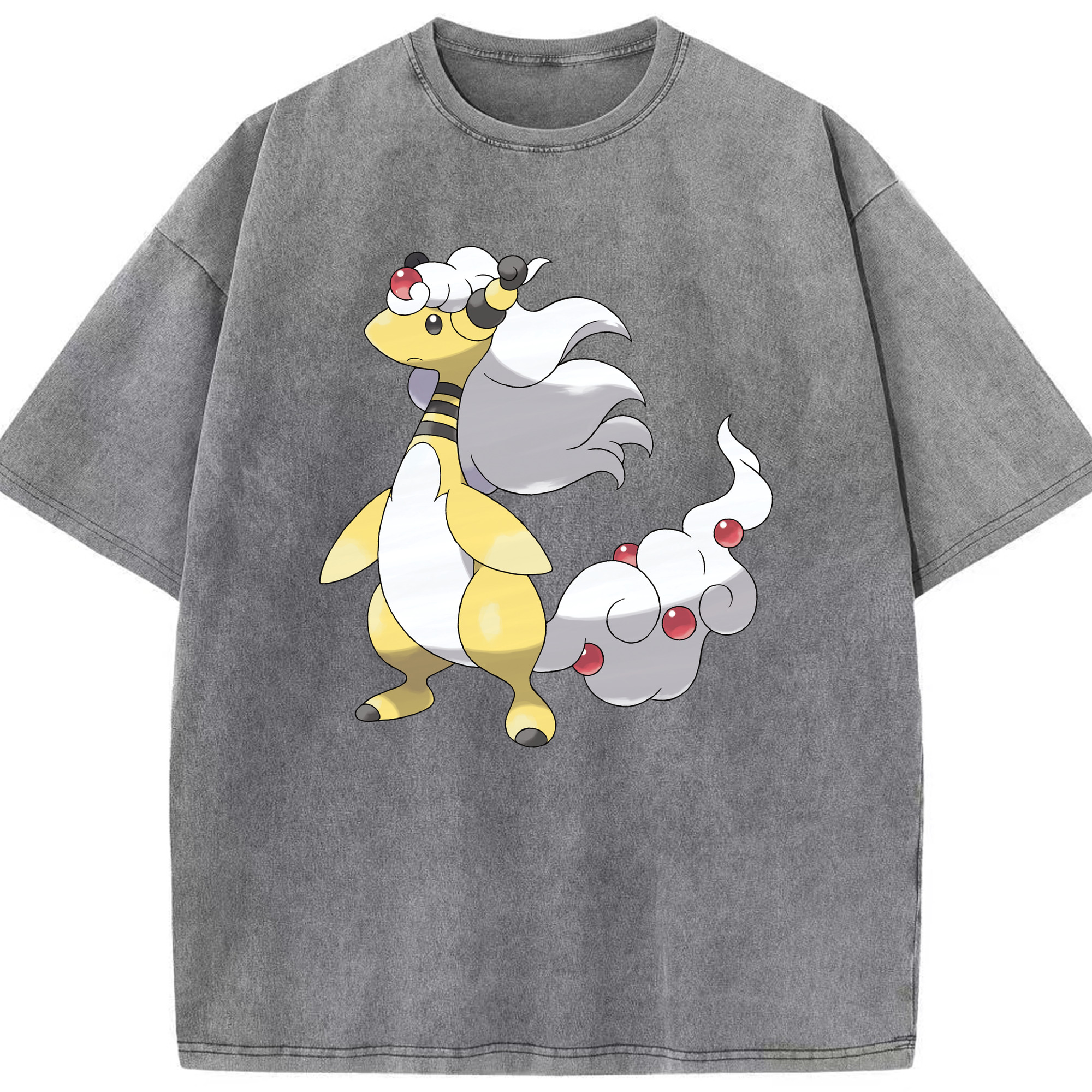 （画像用） ポケットモンスター Pokémon 綿100% ヴィンテージ風 半袖Tシャツ（フロントプリント）