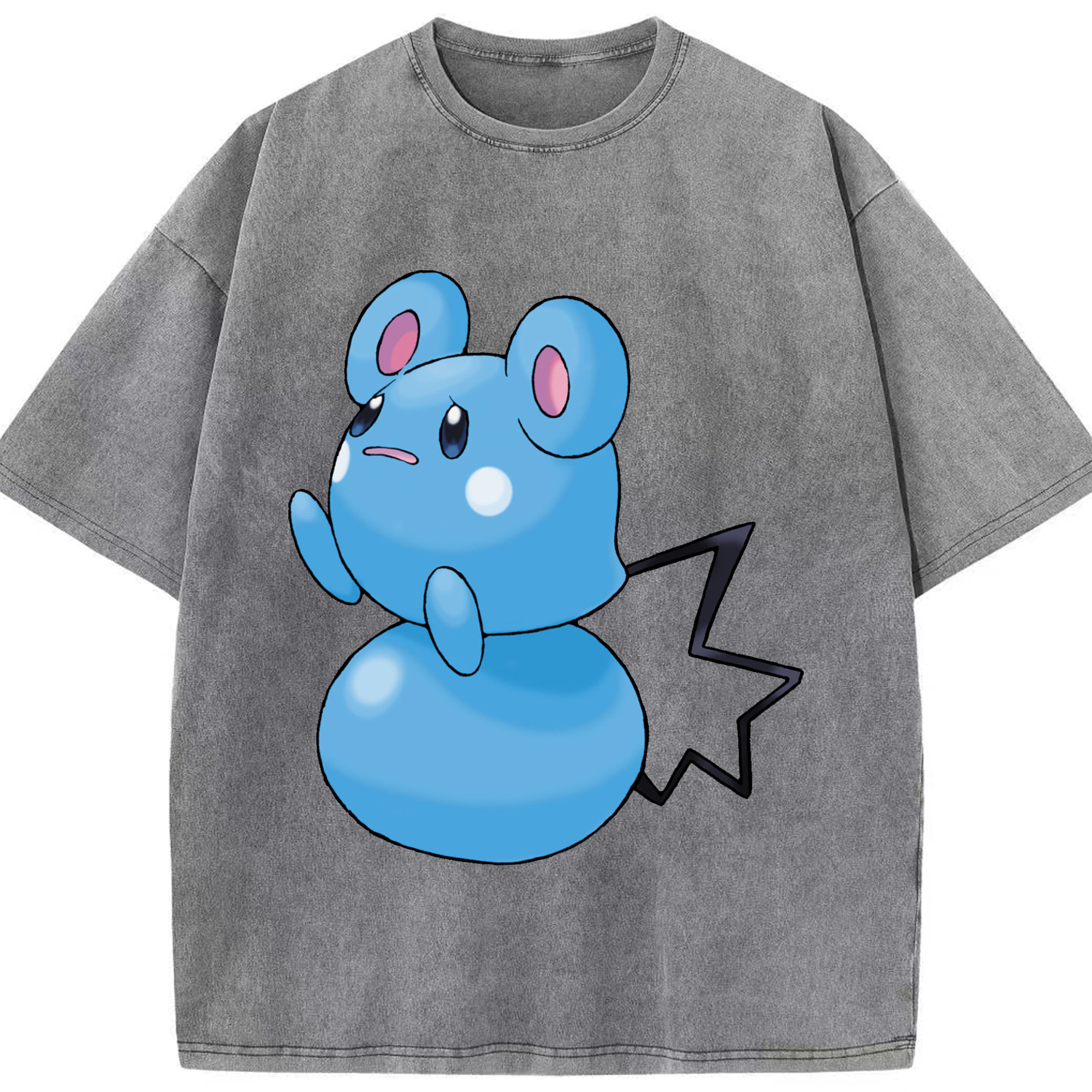 （画像用） ポケットモンスター Pokémon 綿100% ヴィンテージ風 半袖Tシャツ（フロントプリント）