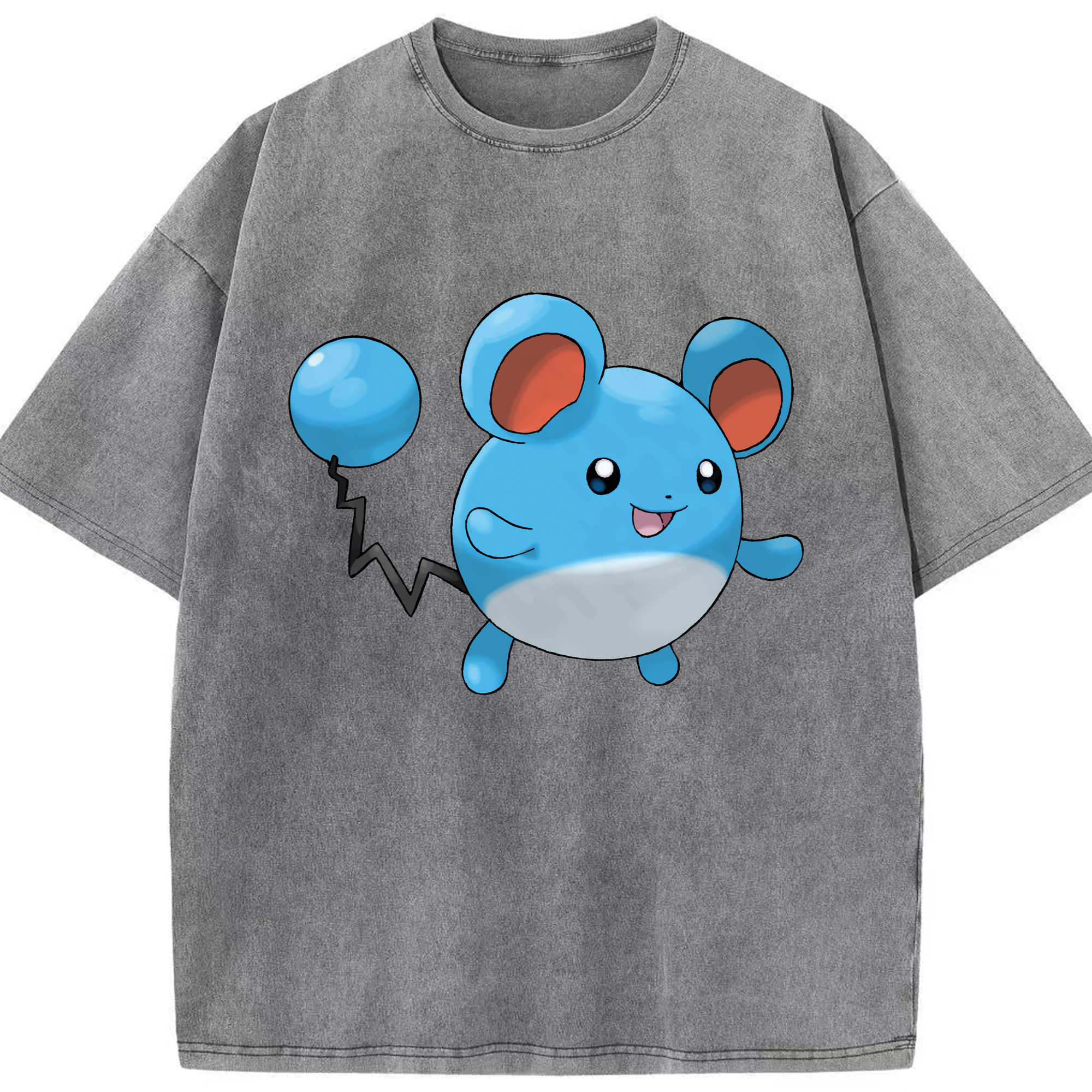 （画像用） ポケットモンスター Pokémon 綿100% ヴィンテージ風 半袖Tシャツ（フロントプリント）