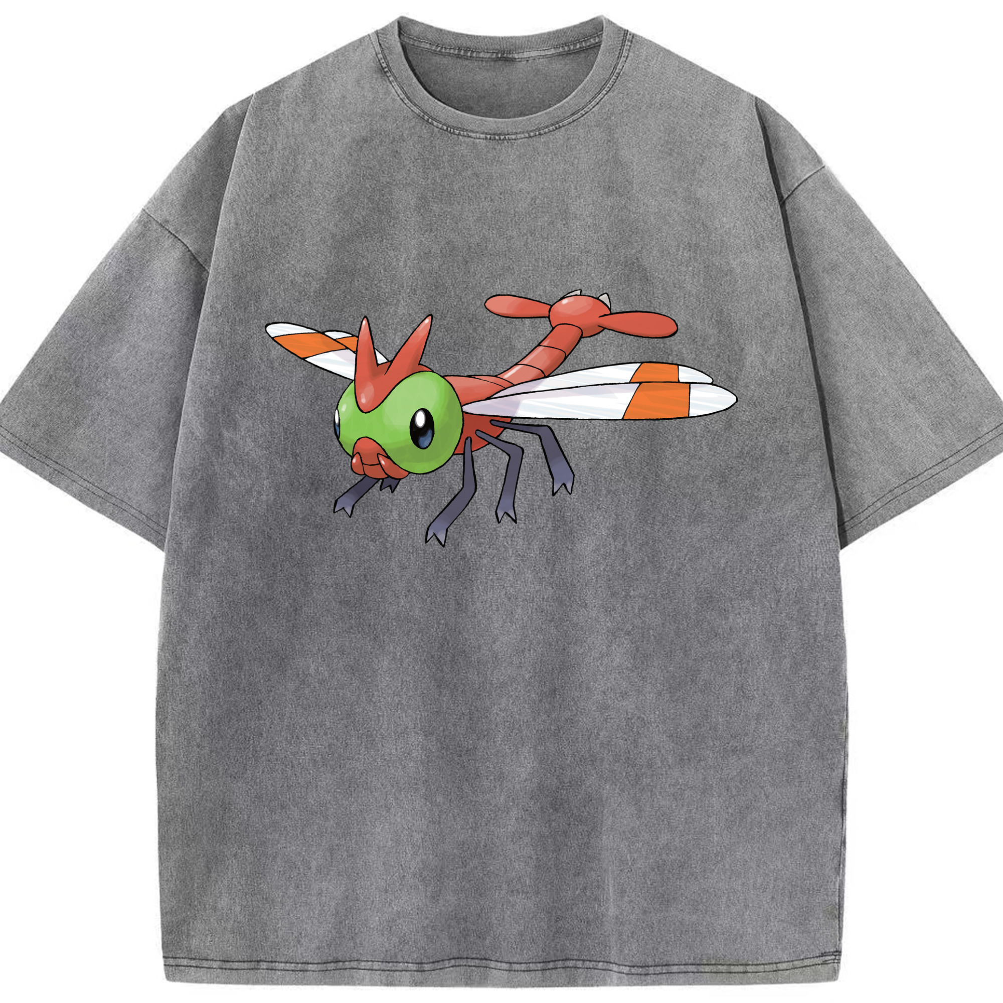 （画像用） ポケットモンスター Pokémon 綿100% ヴィンテージ風 半袖Tシャツ（フロントプリント）