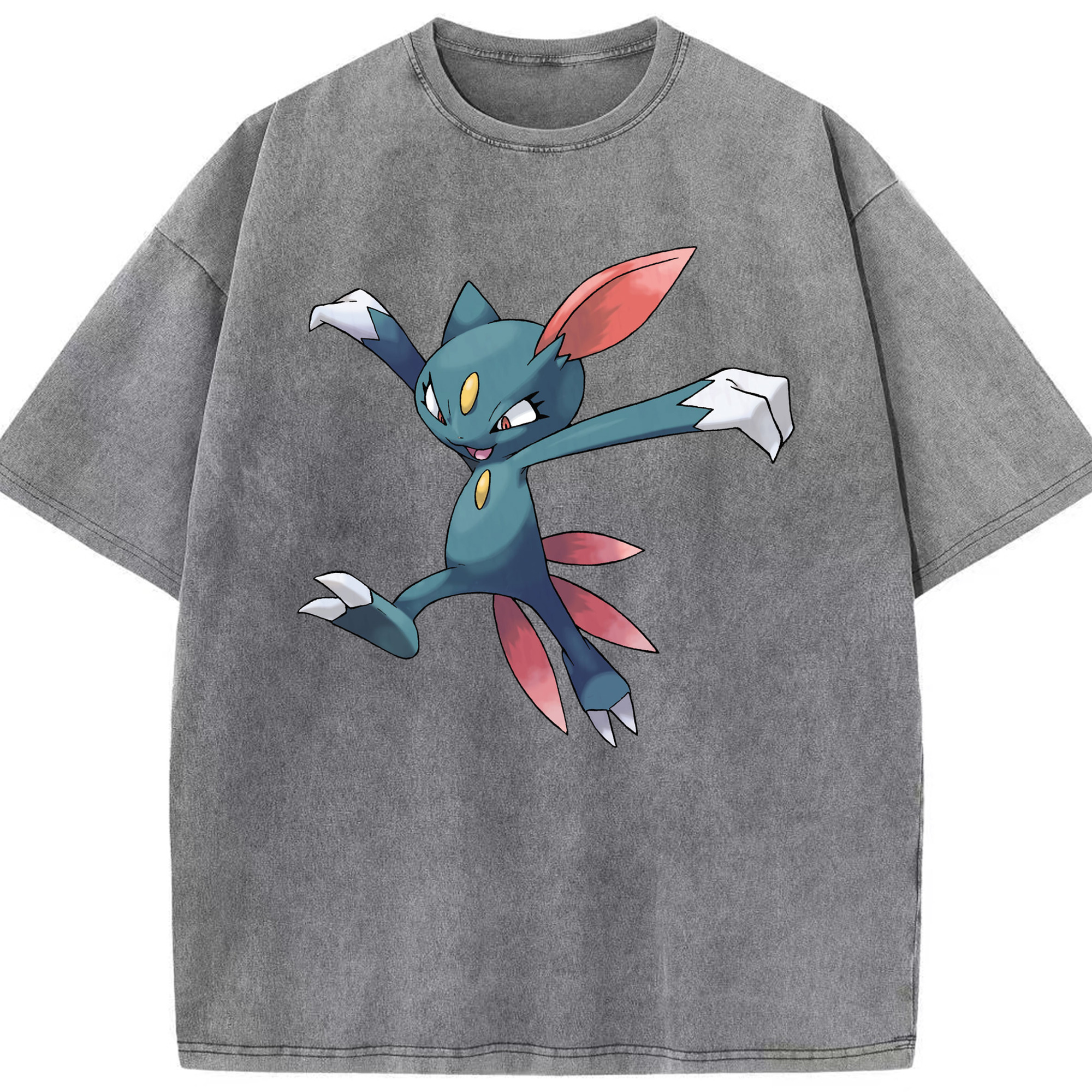 （画像用） ポケットモンスター Pokémon 綿100% ヴィンテージ風 半袖Tシャツ（フロントプリント）