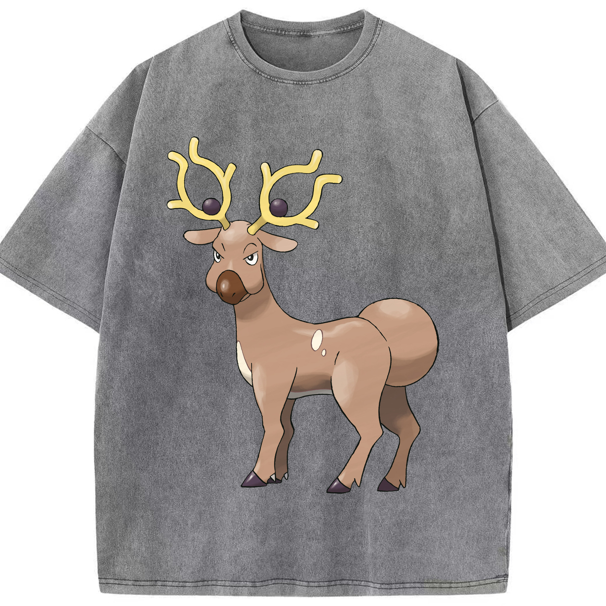 （画像用） ポケットモンスター Pokémon 綿100% ヴィンテージ風 半袖Tシャツ（フロントプリント）