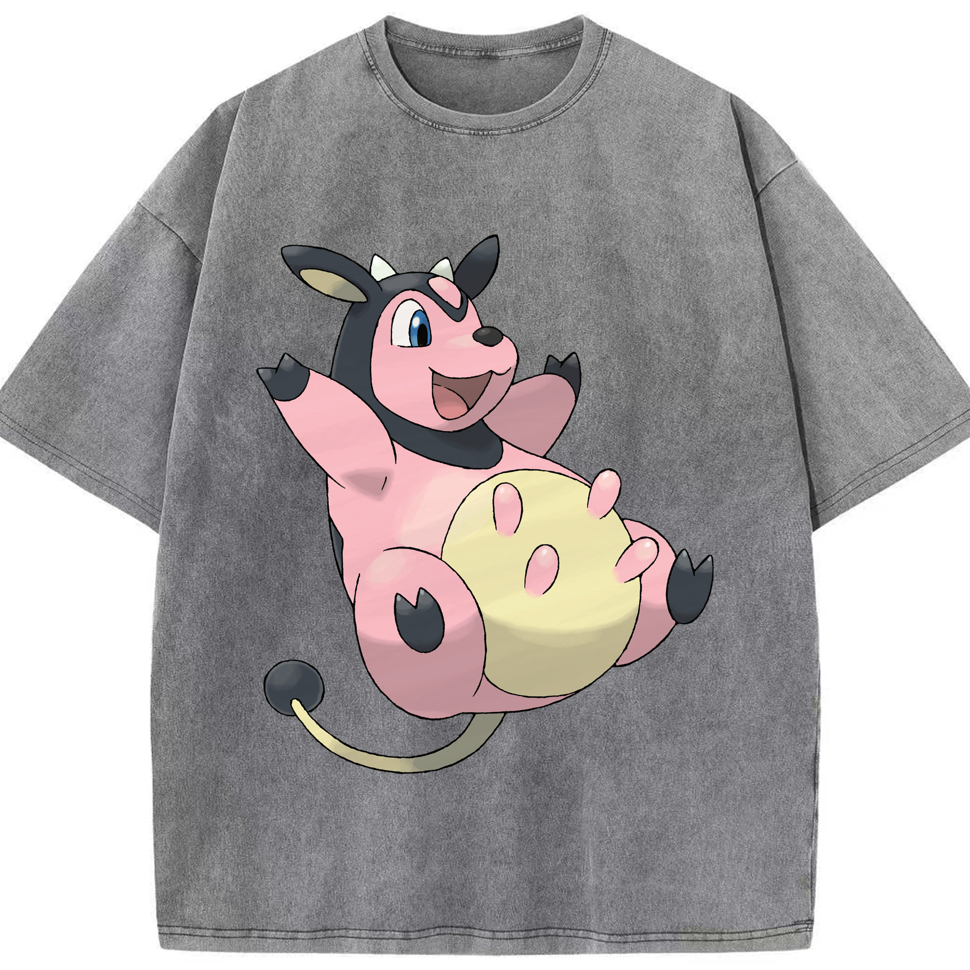 （画像用） ポケットモンスター Pokémon 綿100% ヴィンテージ風 半袖Tシャツ（フロントプリント）