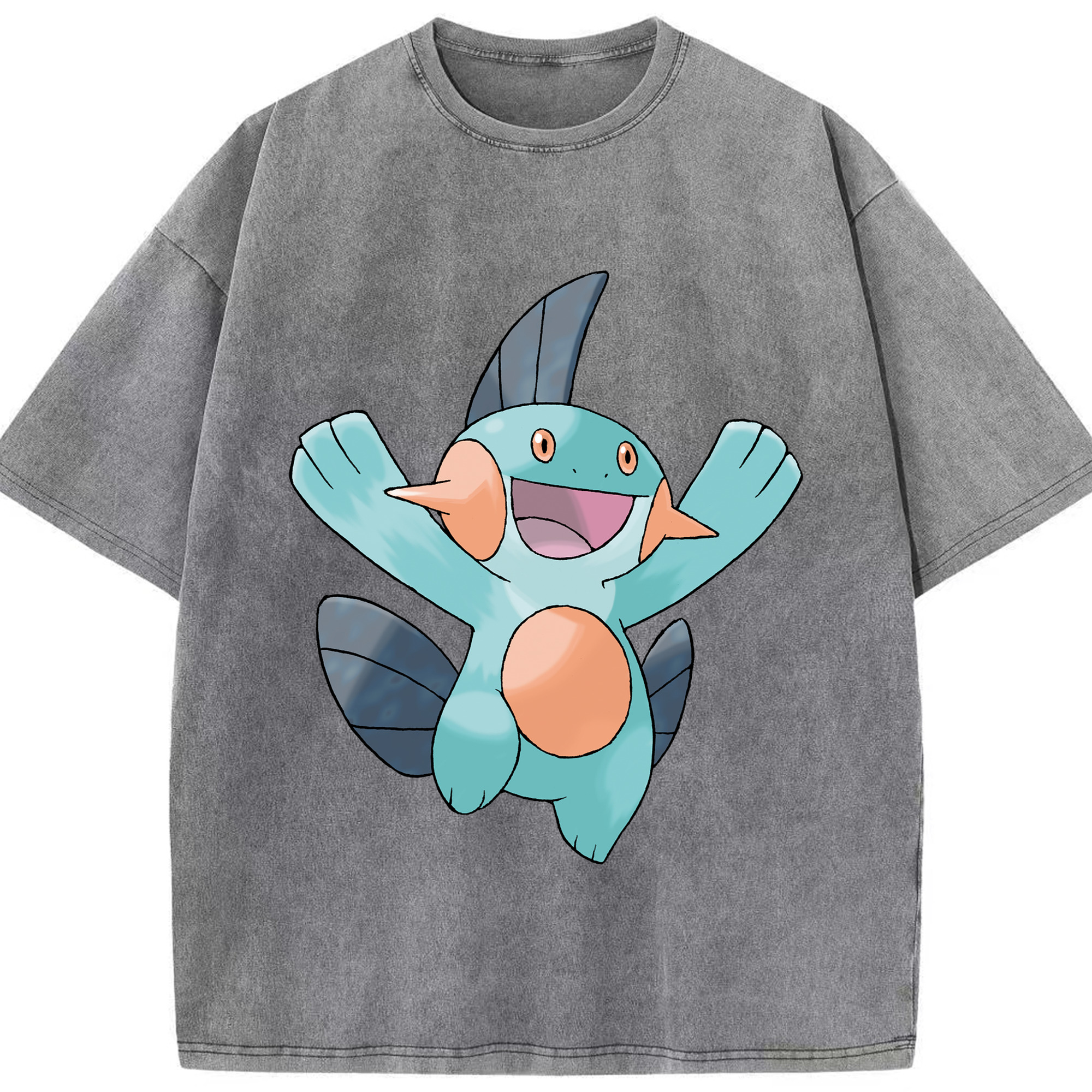 （画像用） ポケットモンスター Pokémon 綿100% ヴィンテージ風 半袖Tシャツ（フロントプリント）
