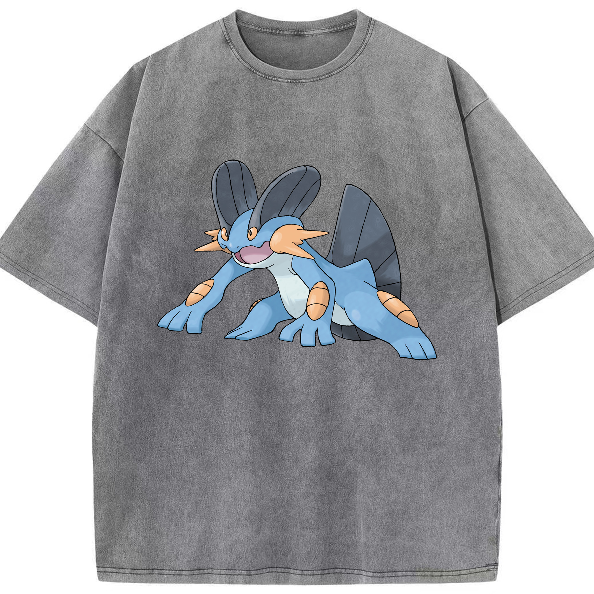 （画像用） ポケットモンスター Pokémon 綿100% ヴィンテージ風 半袖Tシャツ（フロントプリント）